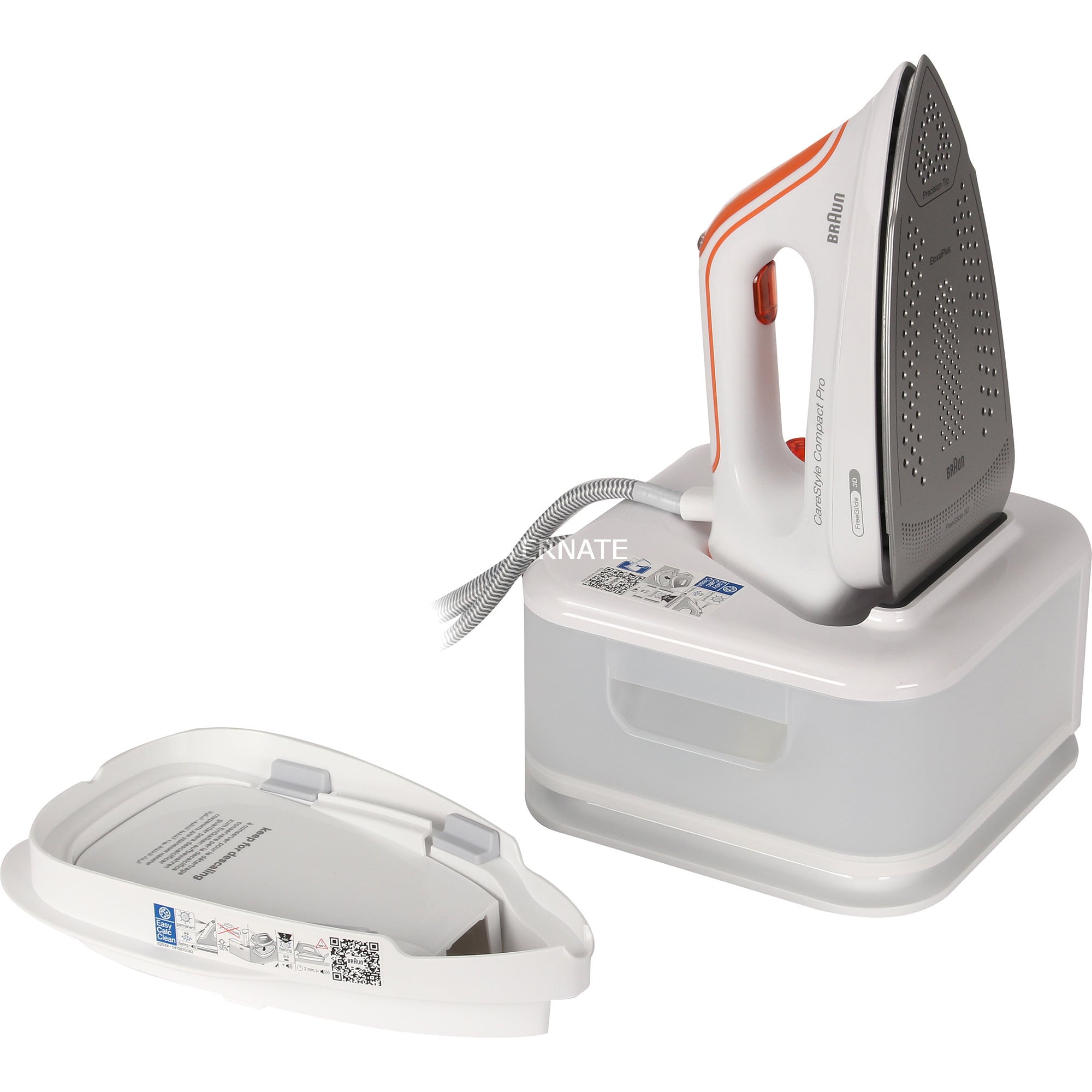 Braun CareStyle Compact Pro IS2561WH 2400 W 1,5 l EloxalPlus soleplate Orange, Weiß
