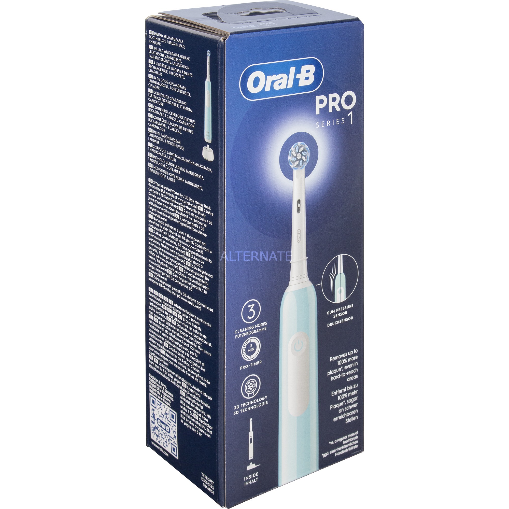 ORAL B Oral-b pro 1 sensitive clean bleu des cara&iuml;bes 