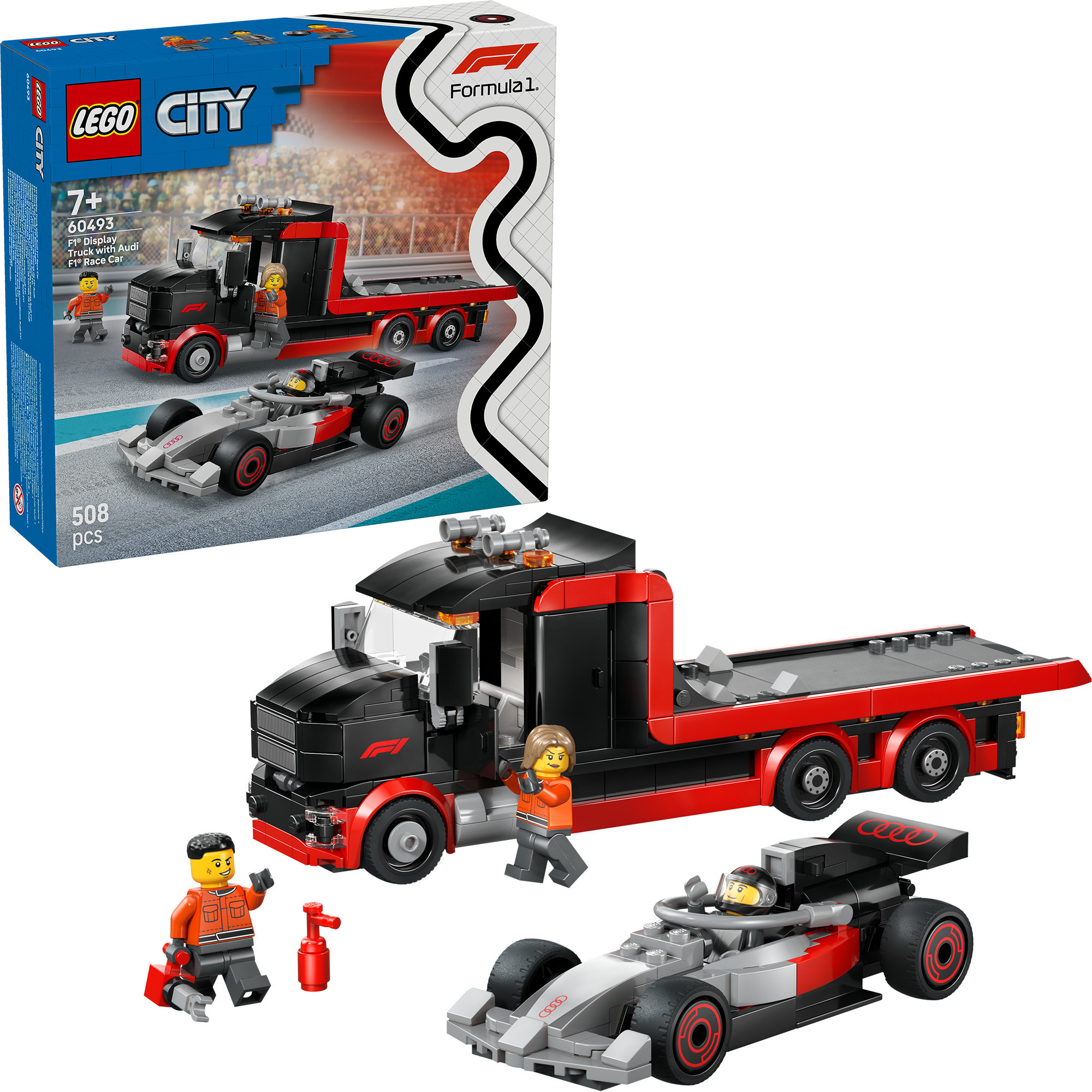 60493 LEGO® CITY F1® Truck mit Audi F1® Rennwagen