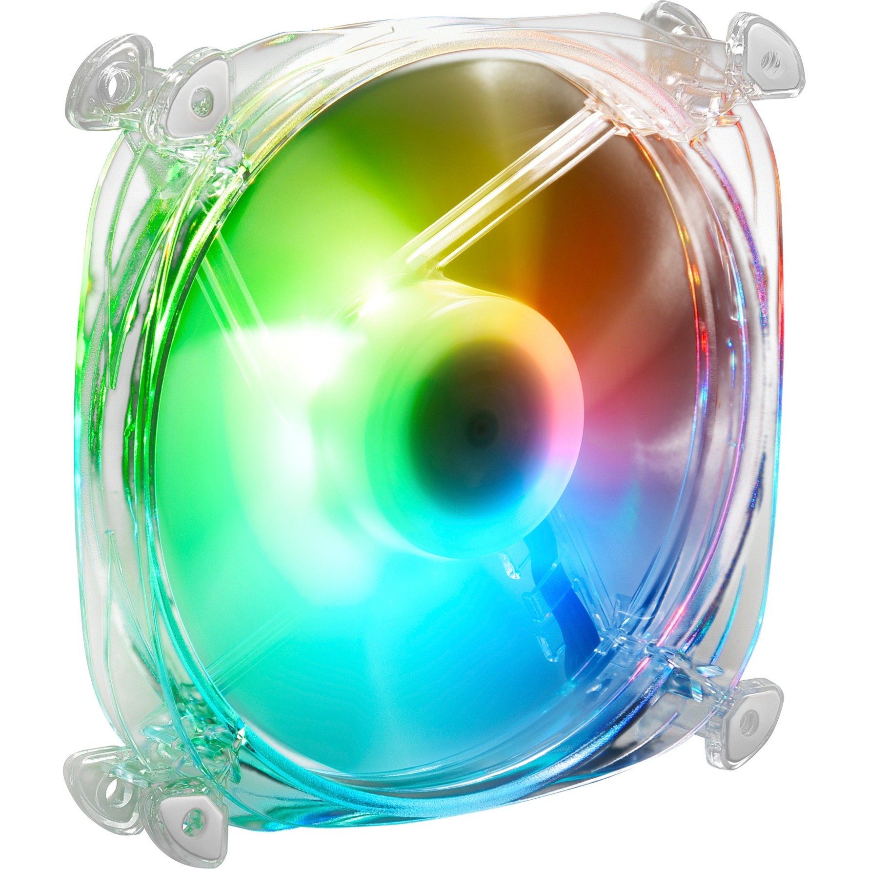 SHARKOON  Shark Disc PWM RGB Ventilateur Transparent 120 x 120 x 25 mm