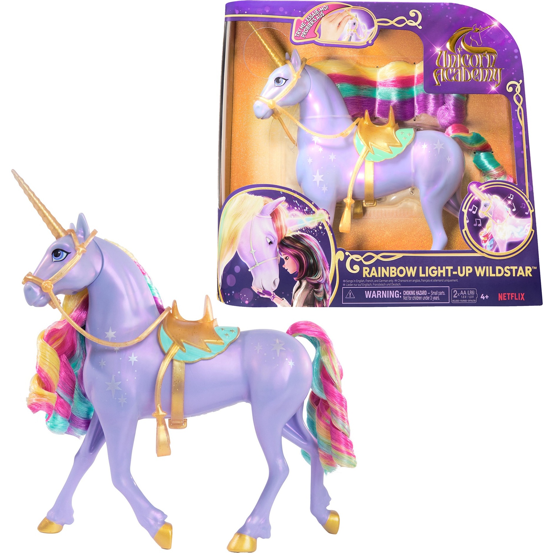 Licorne A Fonctions 28 Cm Wildstar Unicorn Academy, Figurine