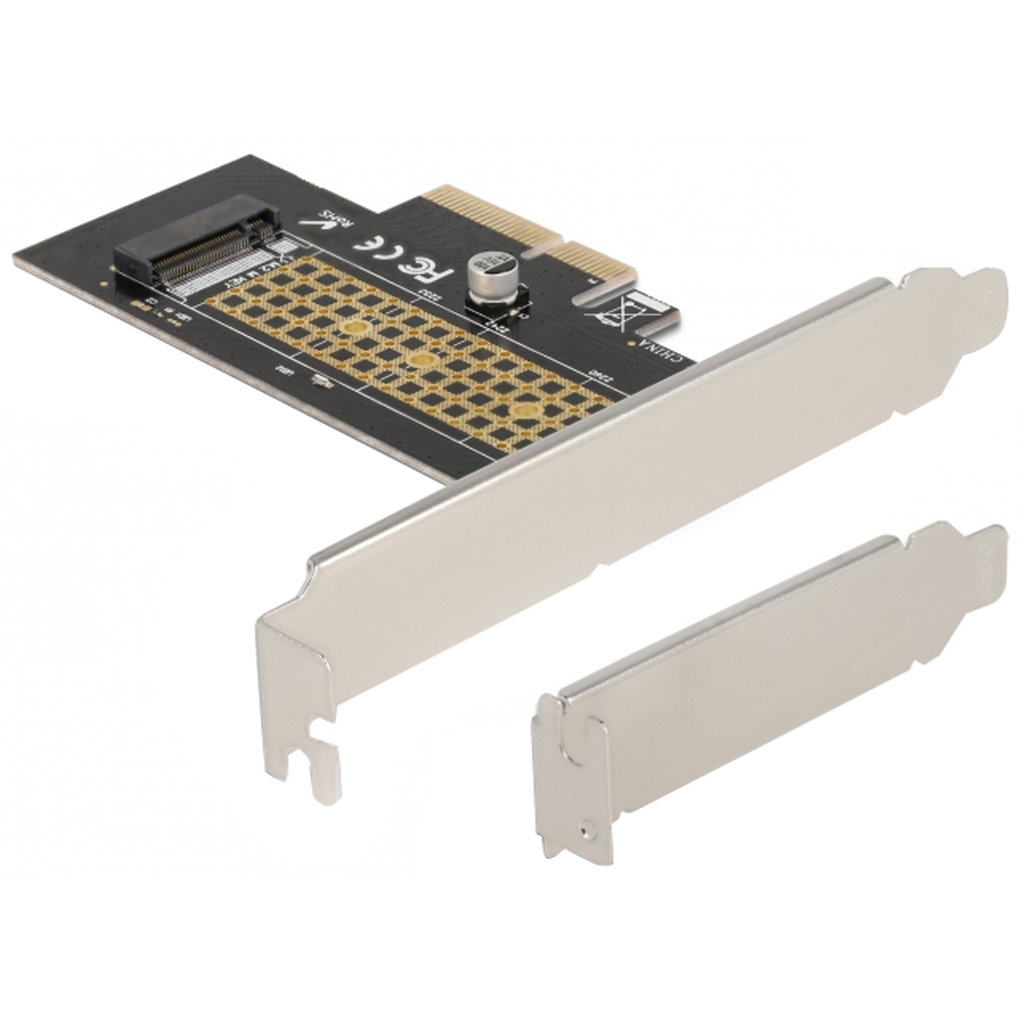Delock PCI Express x4 für NVMe M.2 Key M 80 mm - Low Profi - Delock