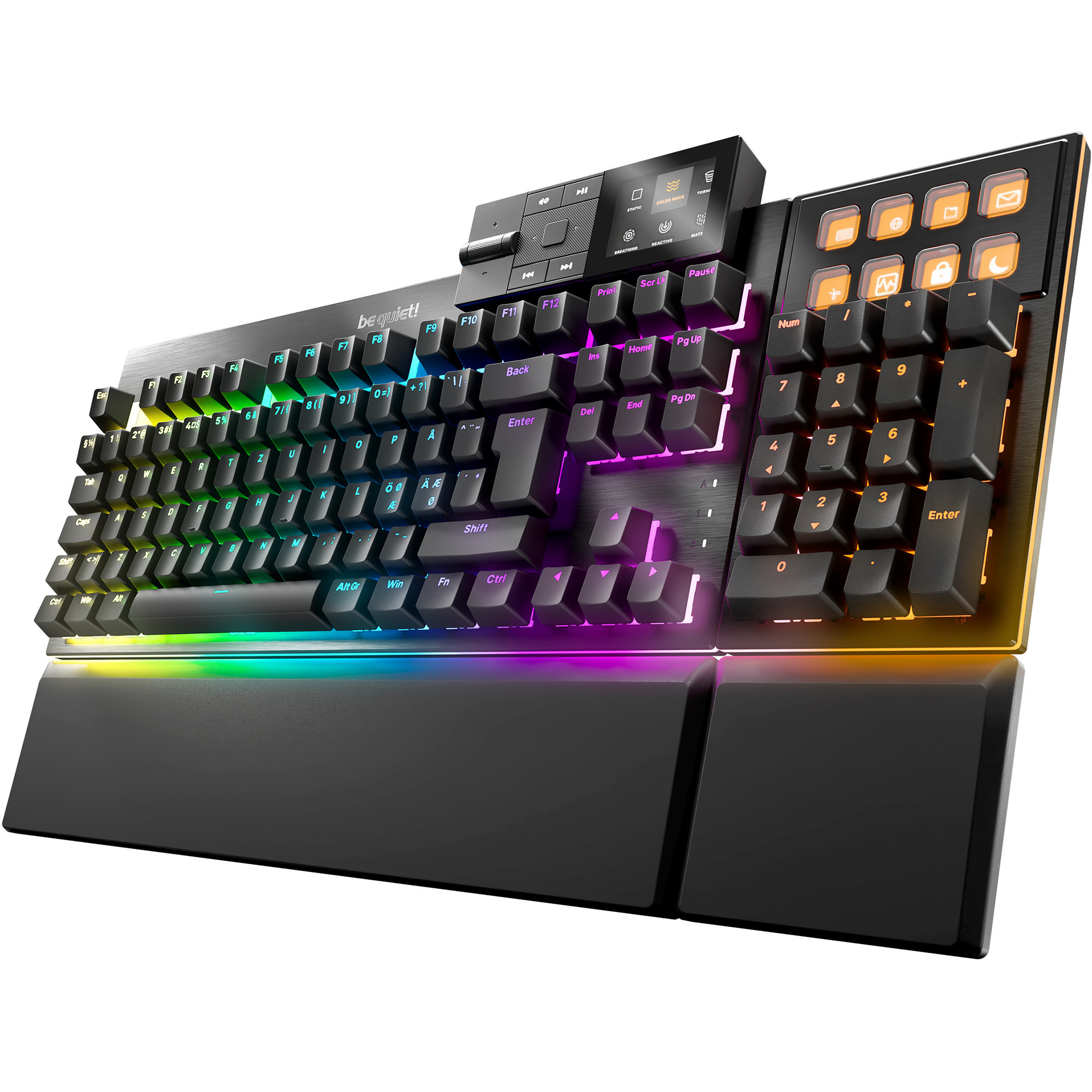 BEQUIET Dark Mount Silent Gaming Tastatur, RGB