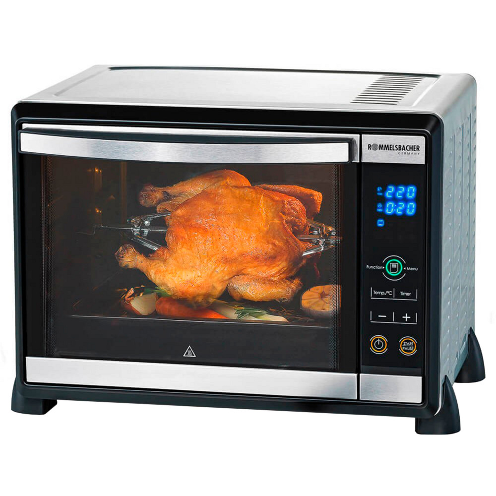 ROMMELSBACHER  bge 1580 e micro-ondes grill comptoir 30l 1580w noir, acier inoxydable micro-onde