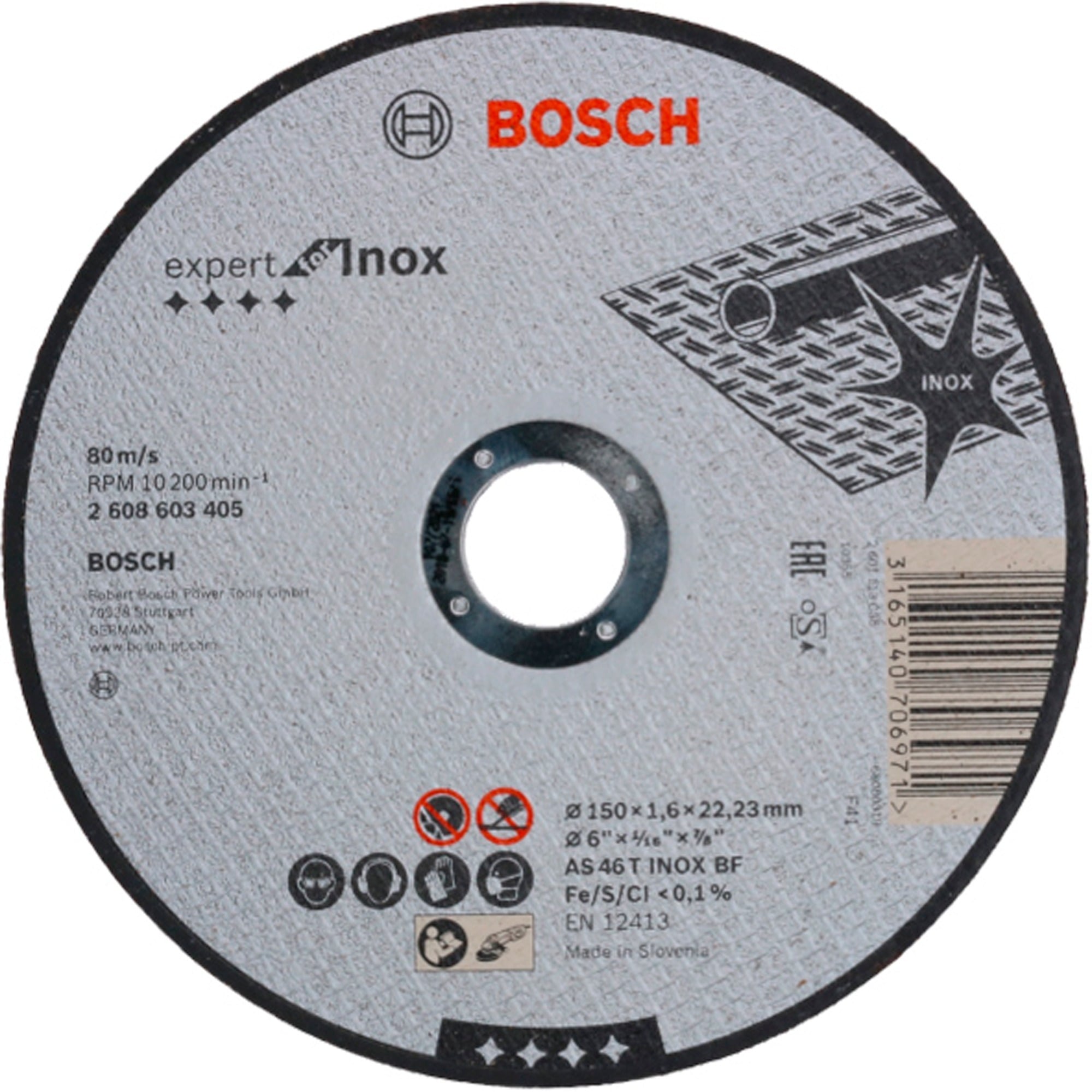 Disques à tronçonner Expert for Inox, Disque de coupe