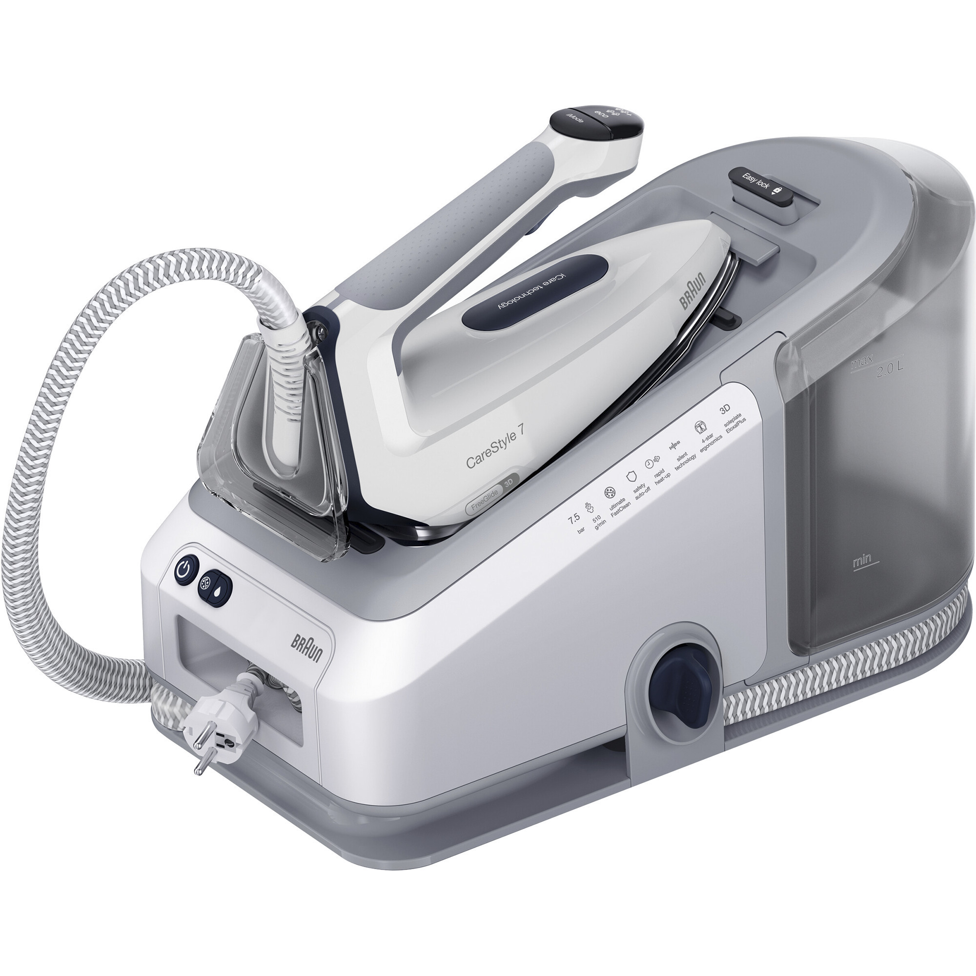 Braun CareStyle 7 IS 7262 2700 W 2 l EloxalPlus soleplate Grau