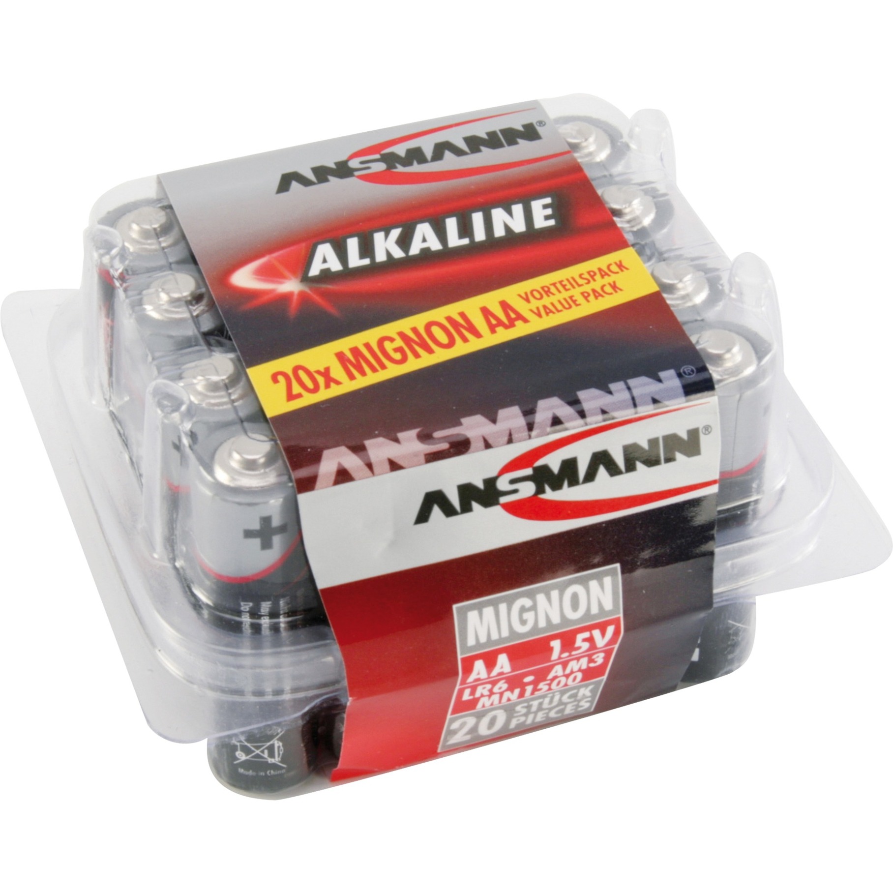 ANSMANN Mignon - Batterie 20 x type AA - Alcaline 