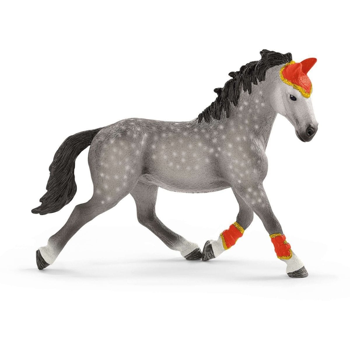 Schleich Horse Club - Kit d'équitation de voltige de Mia, Figurine Horses, Riding Tournament, 5 an(s), Multicolore, Plastique