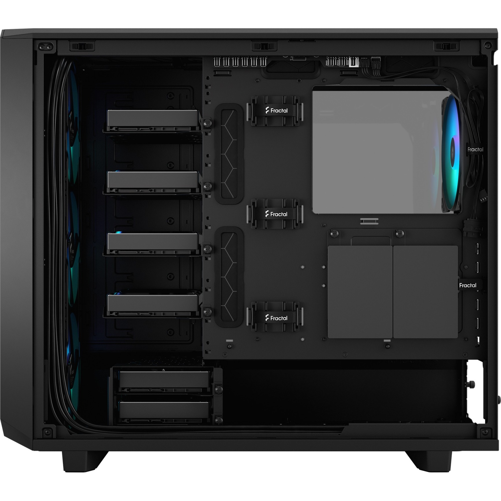 Fractal Design Meshify 2 RGB boîtier midi tower Noir | 2x USB-A | 1x USB-C | Window