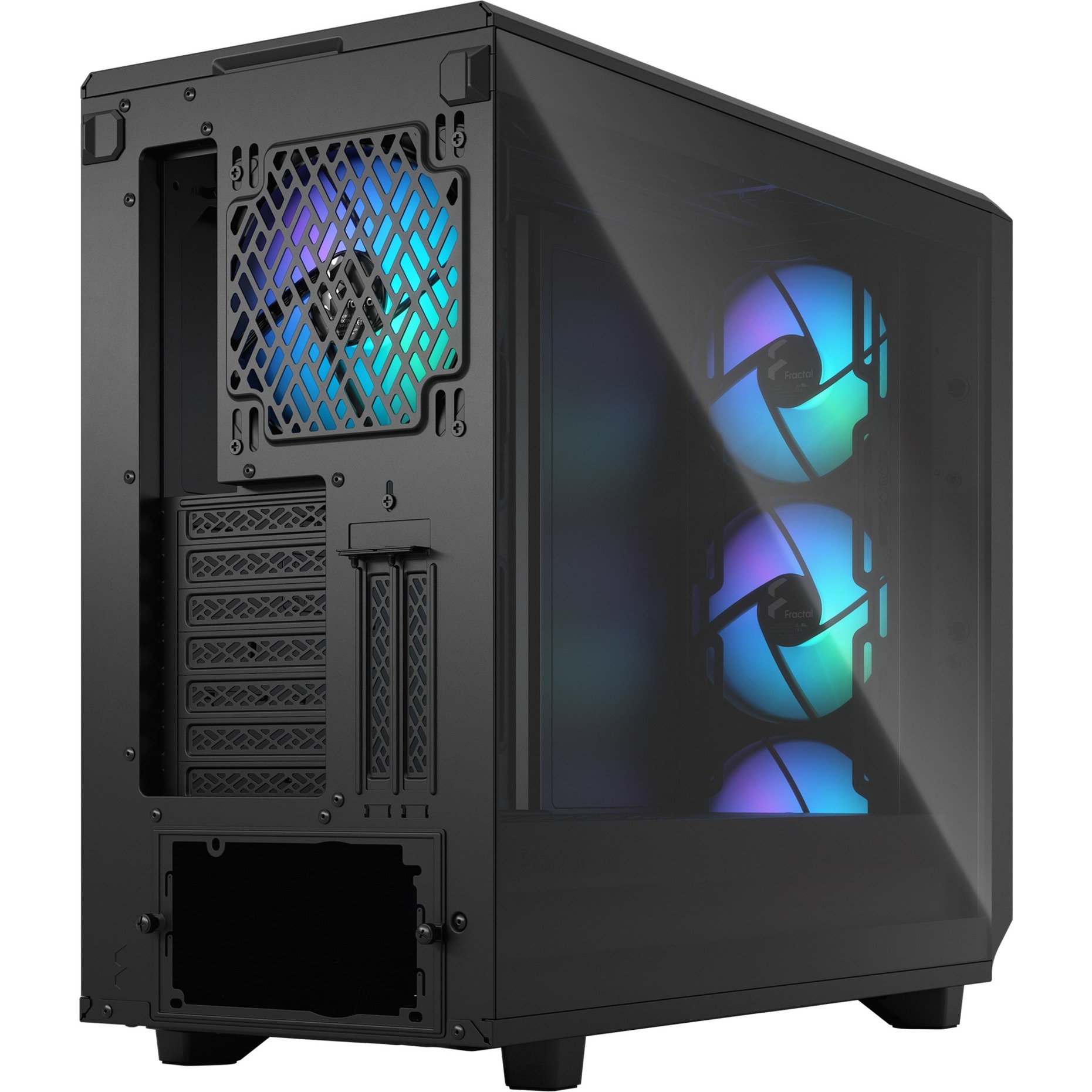 Fractal Design Meshify 2 RGB boîtier midi tower Noir | 2x USB-A | 1x USB-C | Window