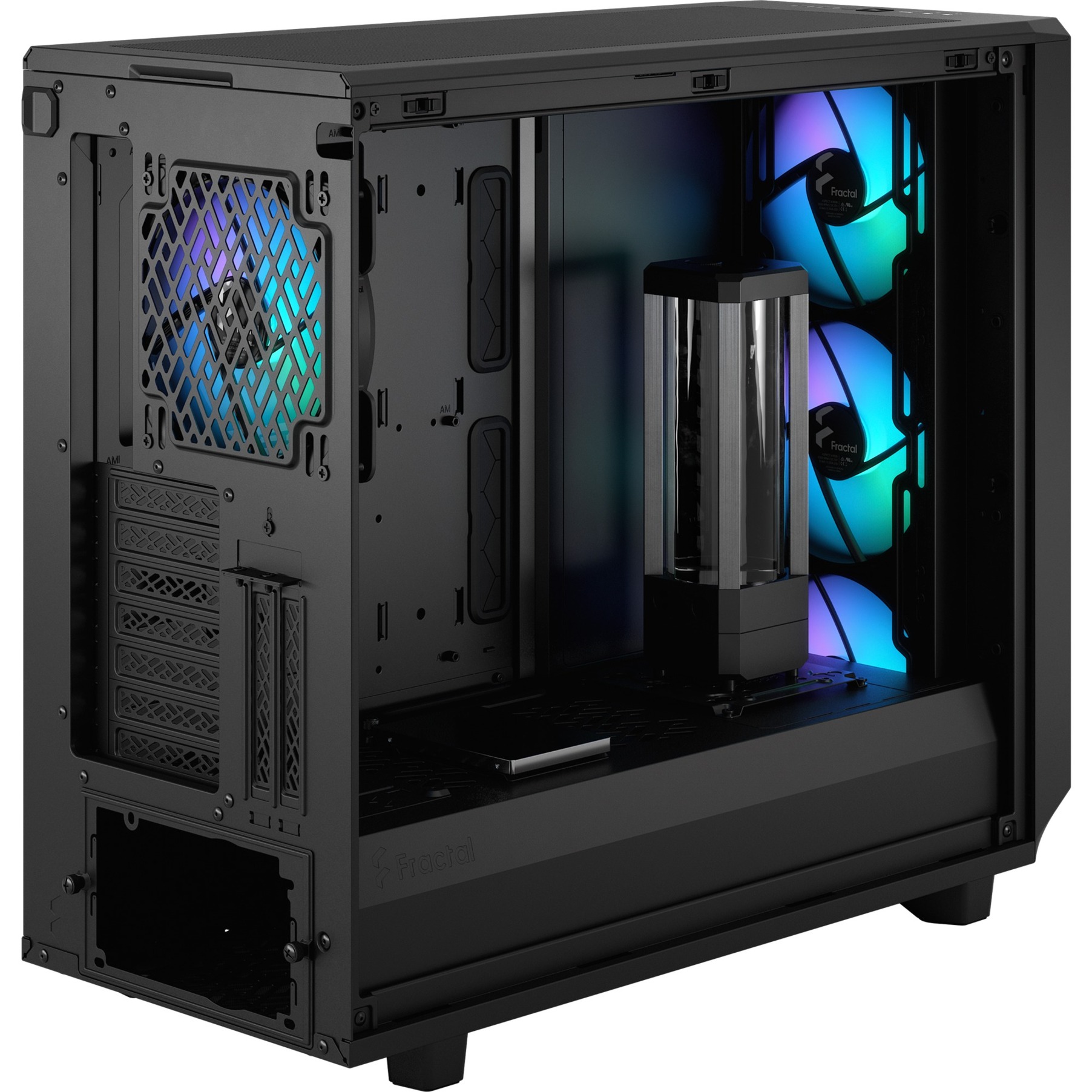 Fractal Design Meshify 2 RGB boîtier midi tower Noir | 2x USB-A | 1x USB-C | Window