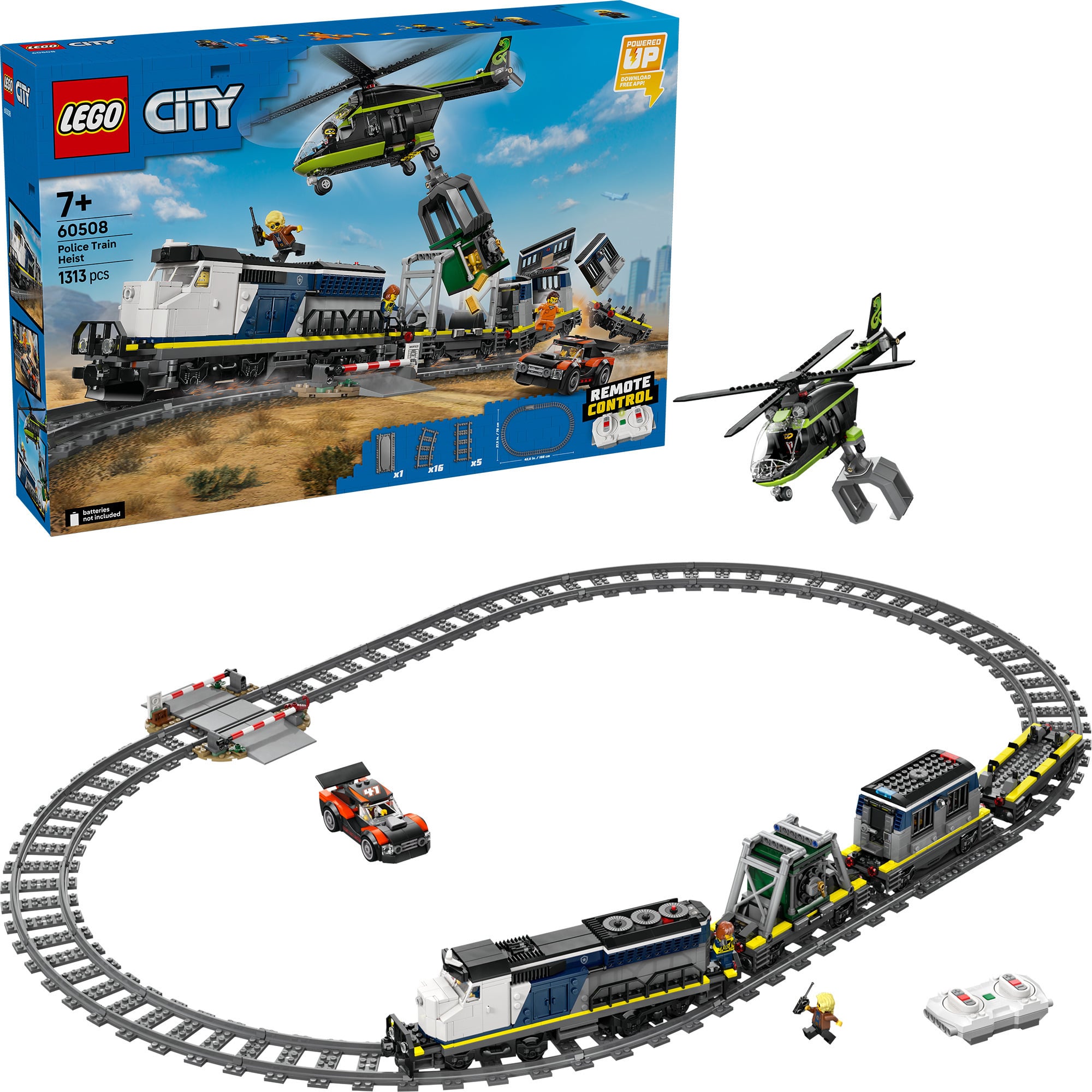LEGO® City Überfall auf den Polizeizug 60508