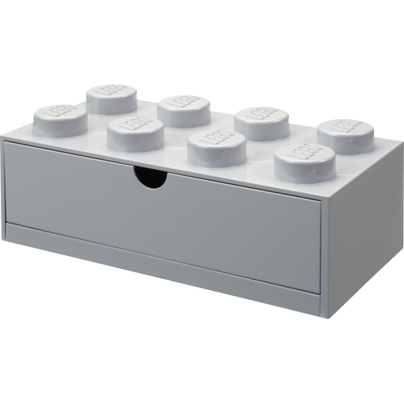 LEGO Schubladenbox DESK DRAWER 8, 1 Schub, grau
