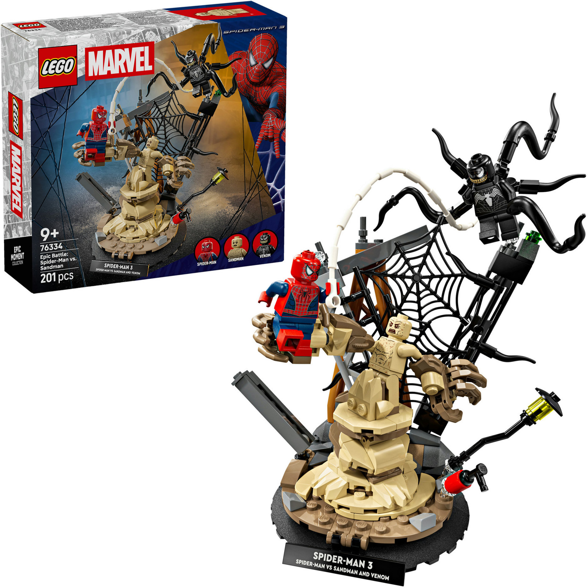 LEGO Marvel 76334 Großer Showdown: Spider-Man vs. Sandman
