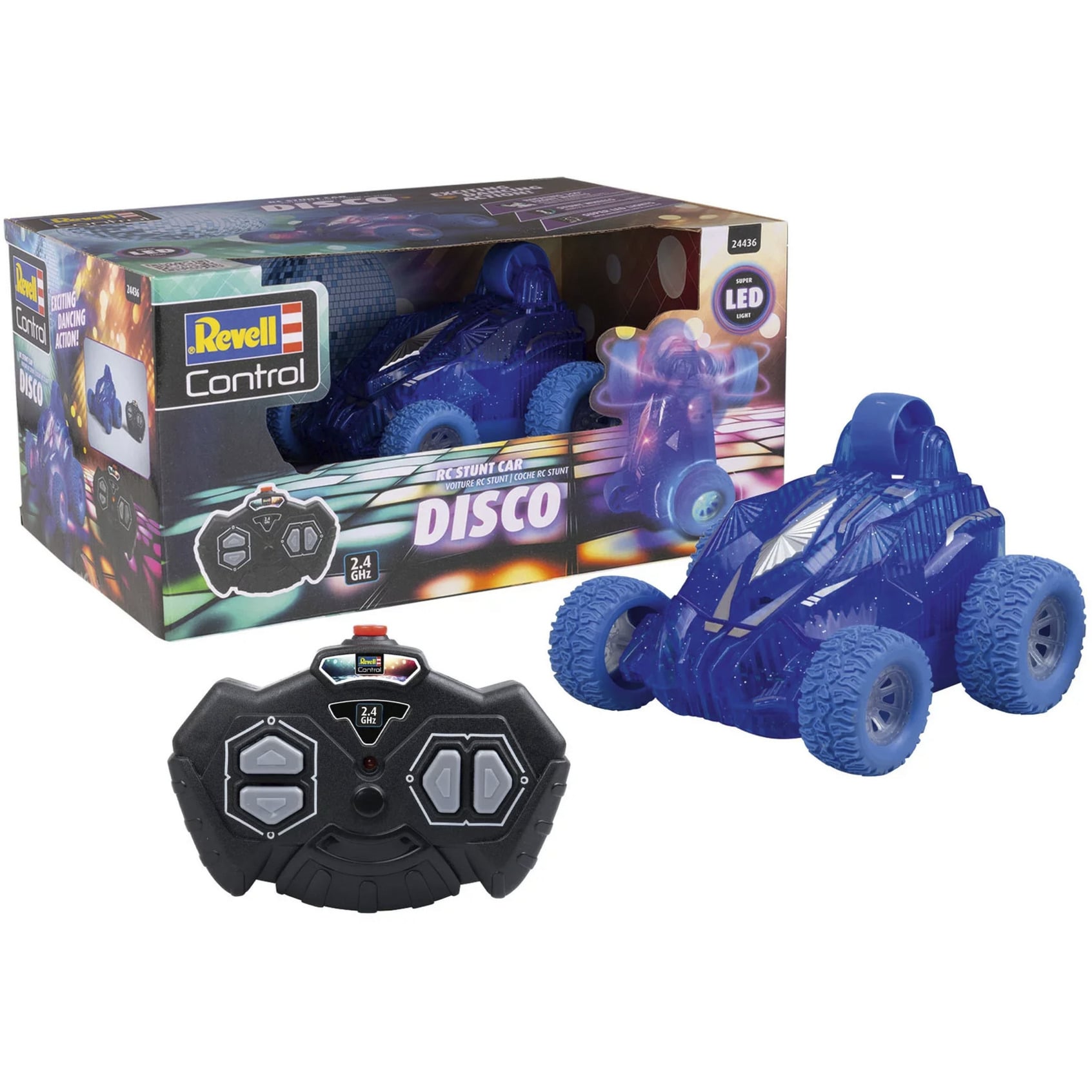 Voiture Stunt RC "Disco", Voiture télécommandée