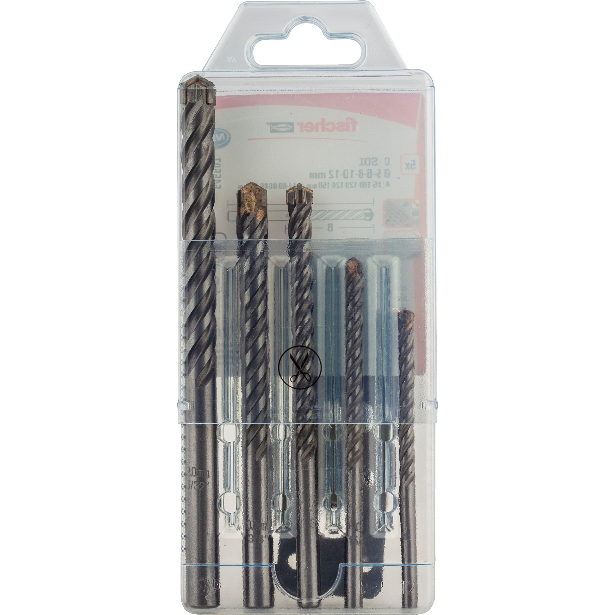 fischer Steinbohrer D-SDX SET (Ø 5,6,8,10,12)