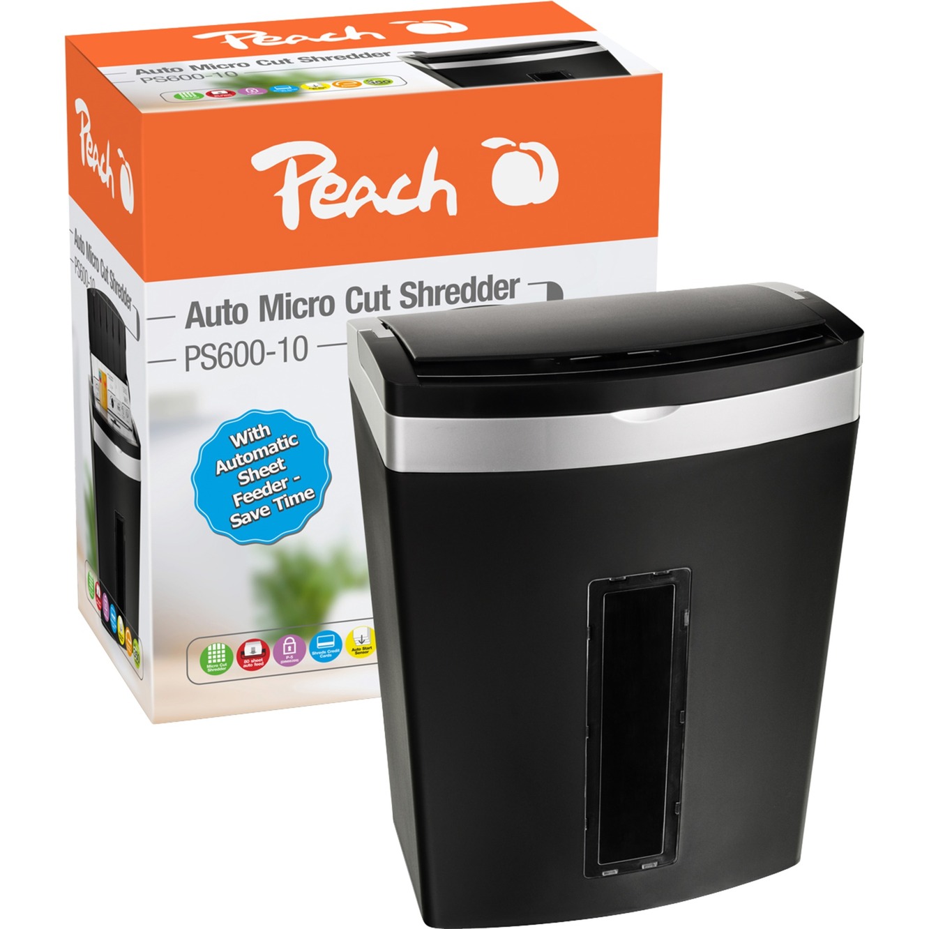 PS600-10 - Destructeur de documents micro coupe