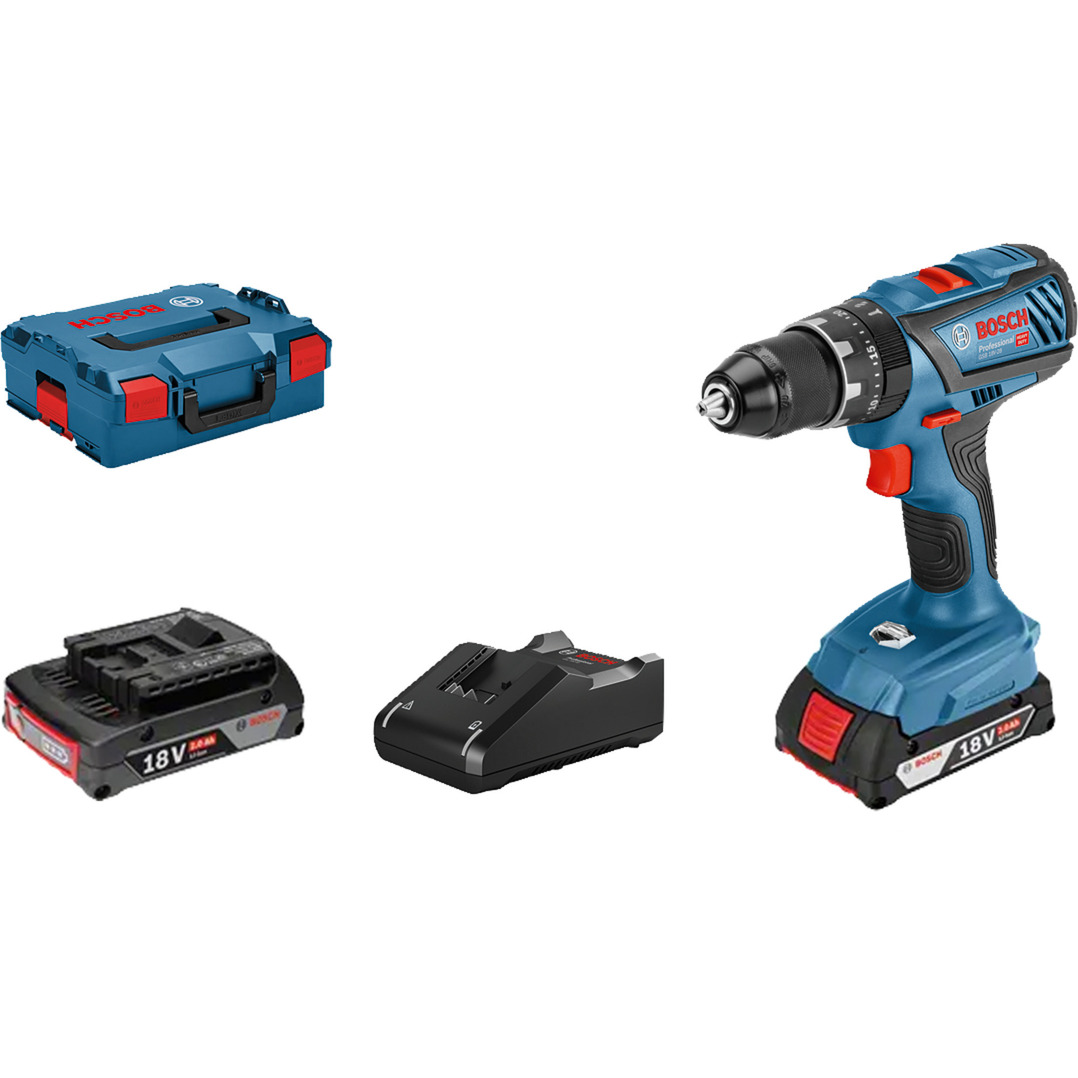 Perceuse-visseuse à percussion sans fil GSB 18V-28 Professional, 18 Volt, Perceuse à percussion