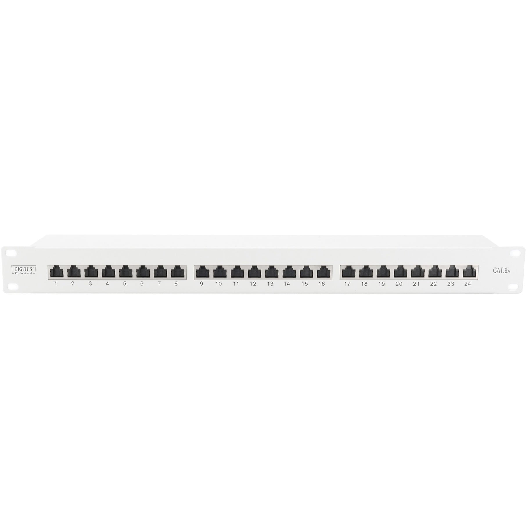 Panneau de brassage RJ45 24 ports CAT6a STP 1U