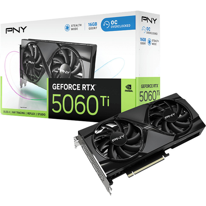 PNY  GeForce RTX 5060 Ti OC 16GB, Carte graphique 