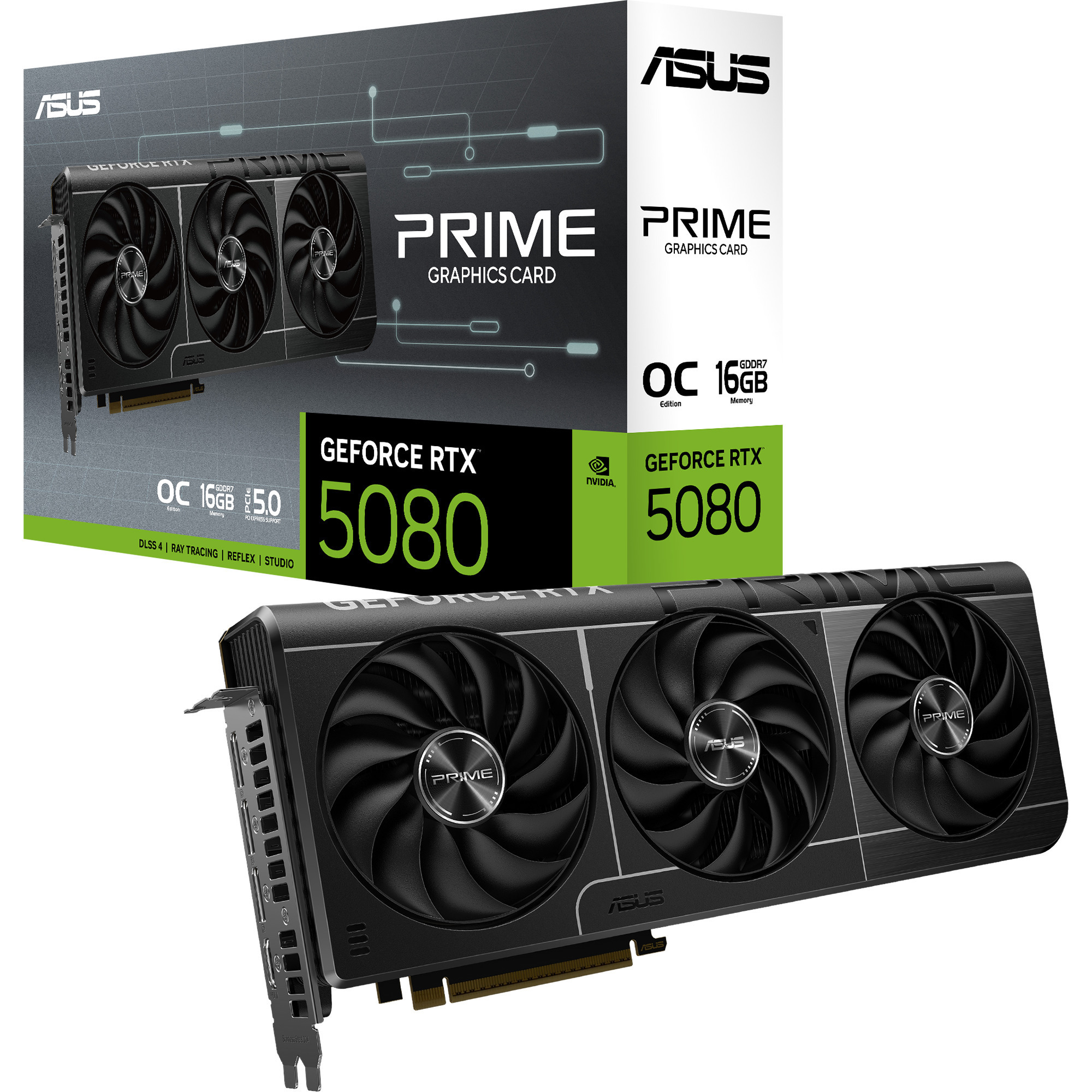 ASUS  Prime -RTX5080-O16G-EVO NVIDIA GeForce RTX 5080 16 Go GDDR7