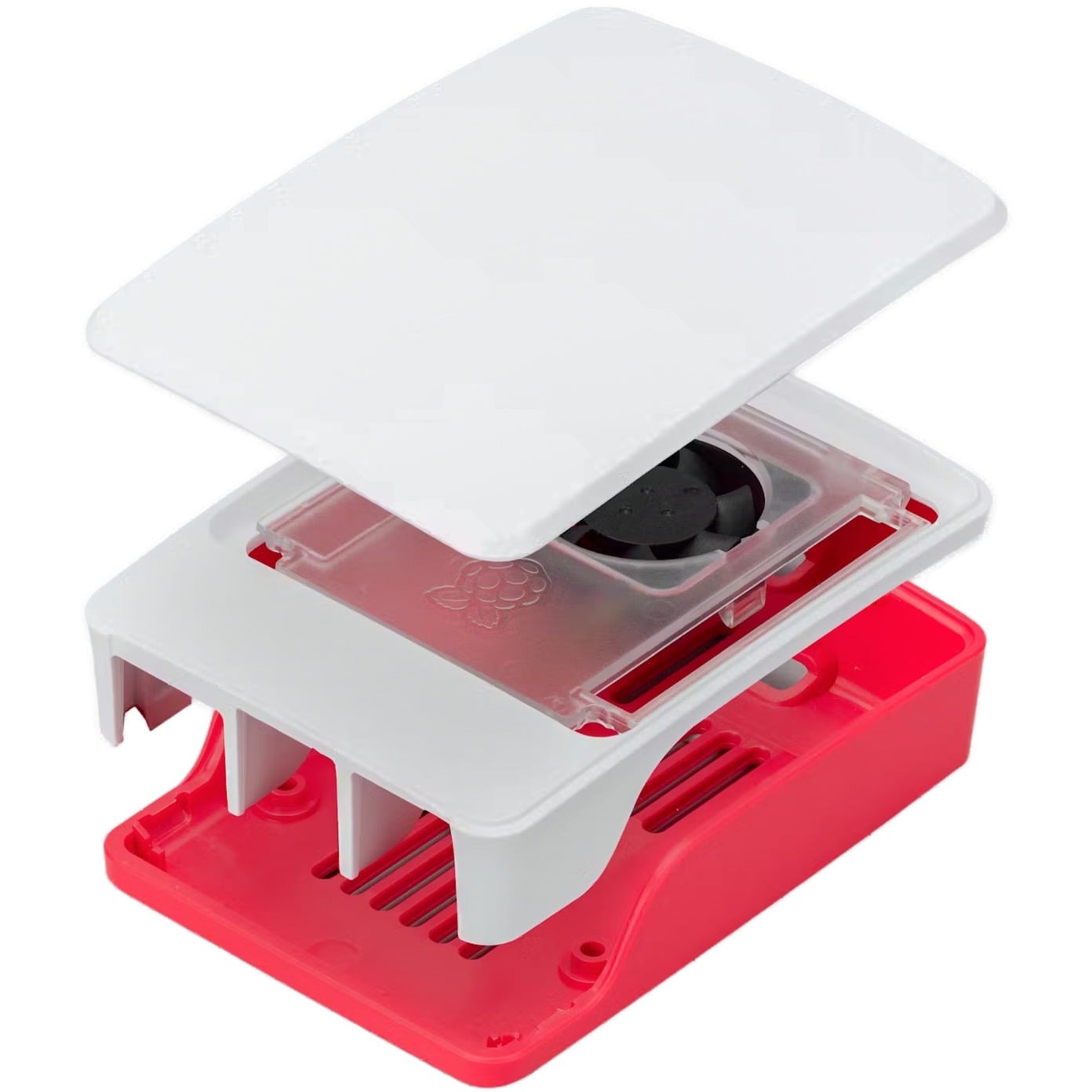 Raspberry Pi® SBC-Gehäuse Geeignet für: 5 B Rot, Weiß