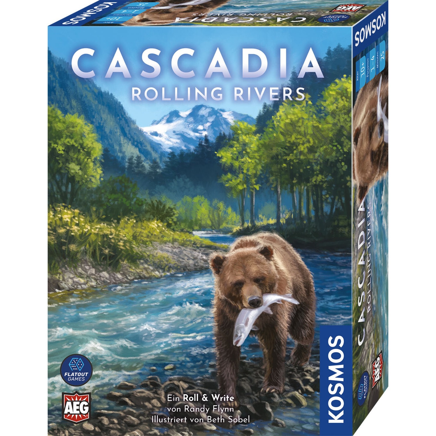 Cascadia Rolling Rivers 30 min Jeu de société Stratégie