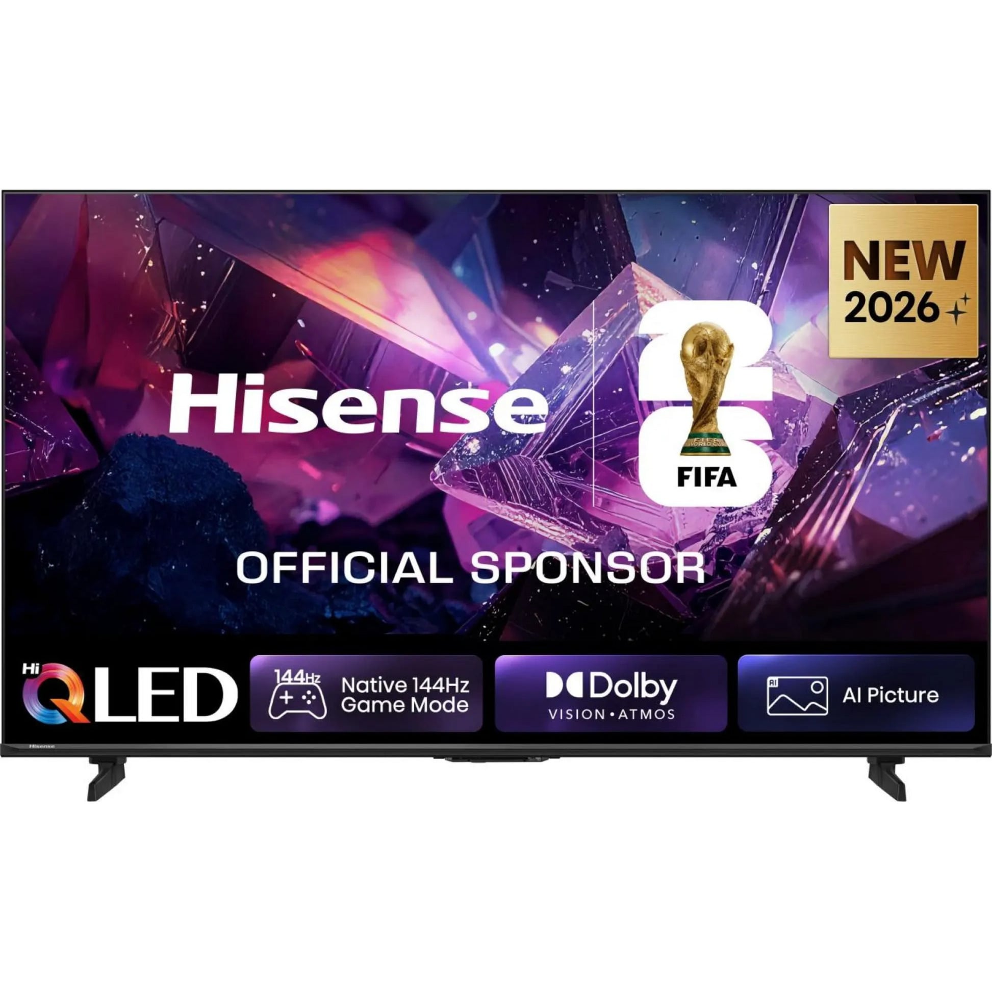 HISENSE  50E7S PRO 127 cm (50 ) 4K Ultra HD Smart TV Wifi Noir 350 cd/m&sup2; - Neuf