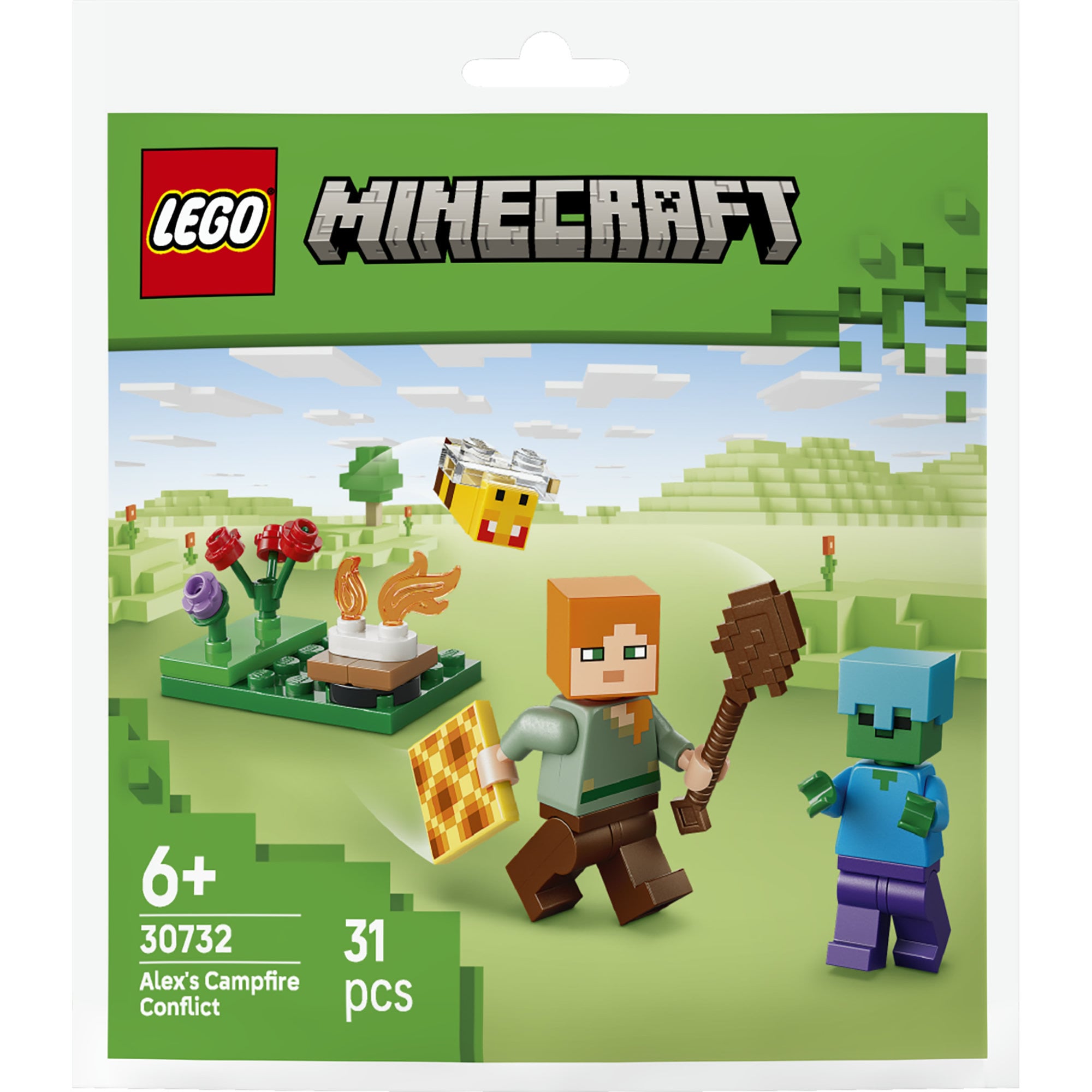 LEGO Minecraft Conflit autour du Feu de Camp dAlex &ndash; 30732