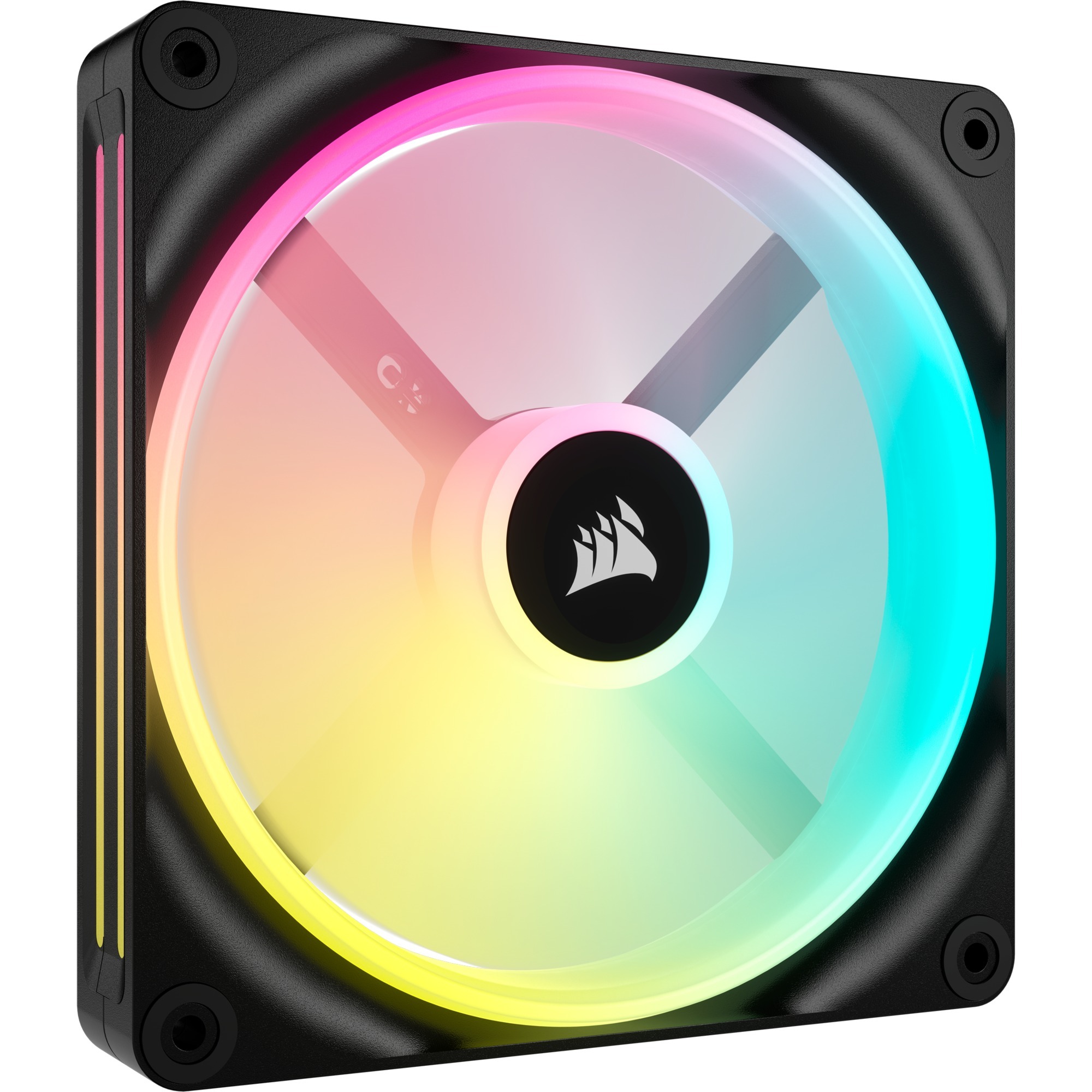 CORSAIR  Icue Link Qx140 Rgb Series, Pwm L&uuml;fter - 140mm, Schwarz