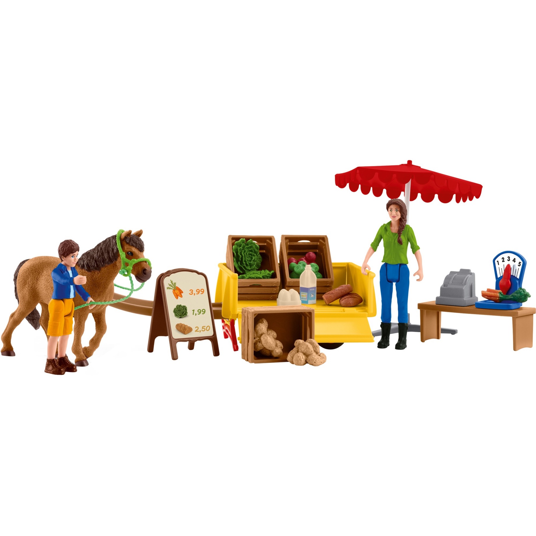 Schleich Farm World - Stand de ferme mobile, Figurine
