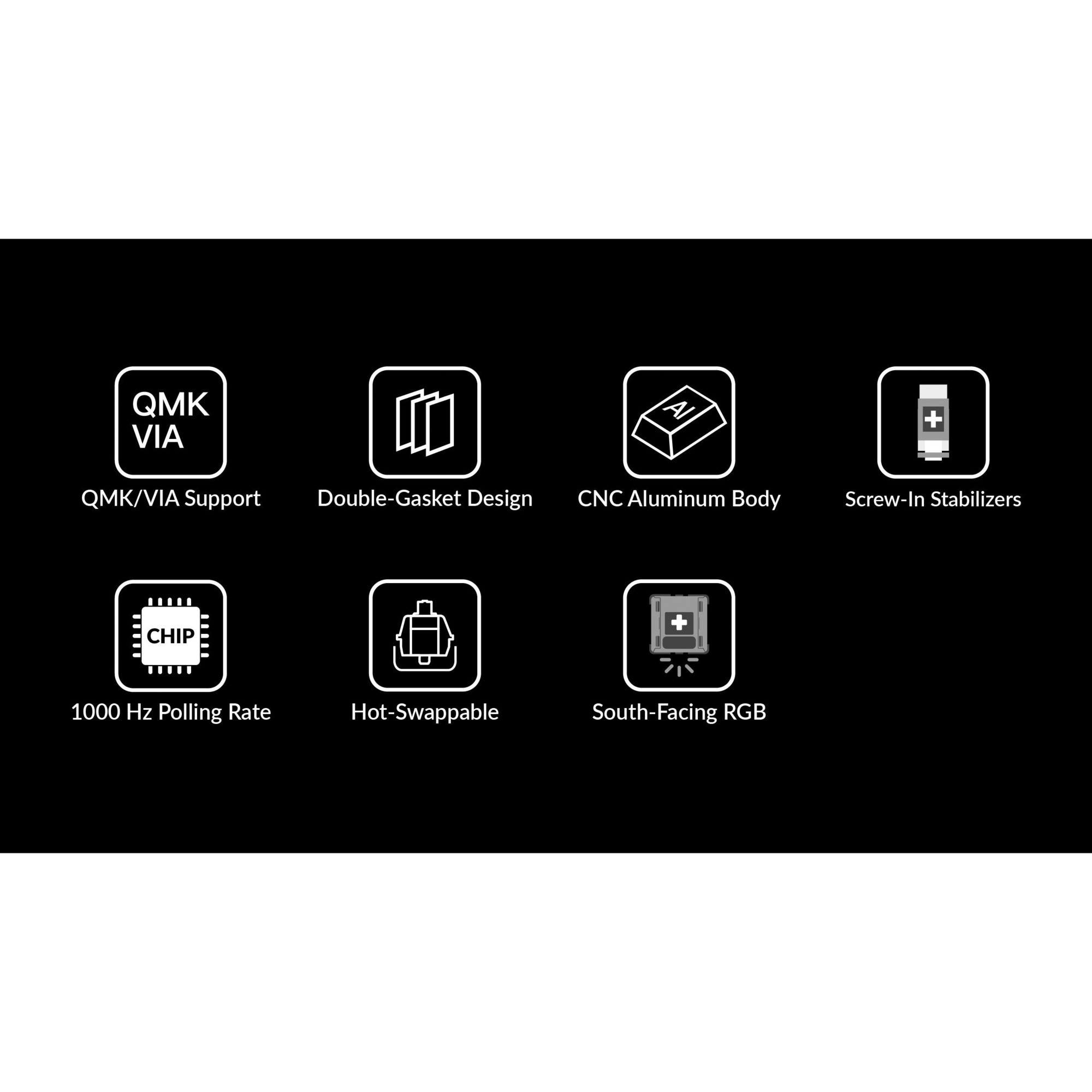 Keychron Q0L-B3, Pavé numérique Bleu