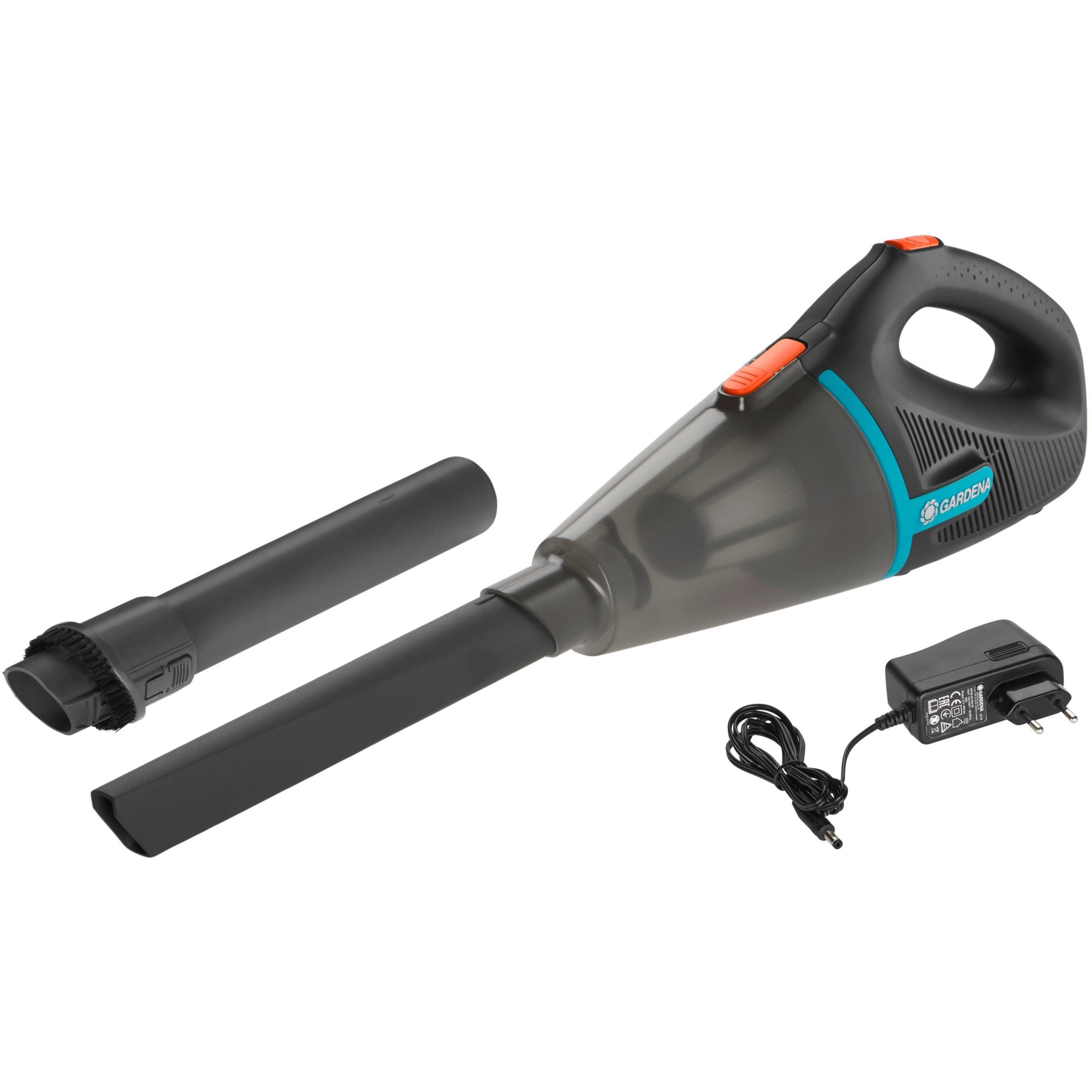 Gardena 9339 20 Aspirateur De Table Sans Sac Noir Aspirateur A Main Gris Sec Filtrage 92 Db Sans Sac Noir Batterie