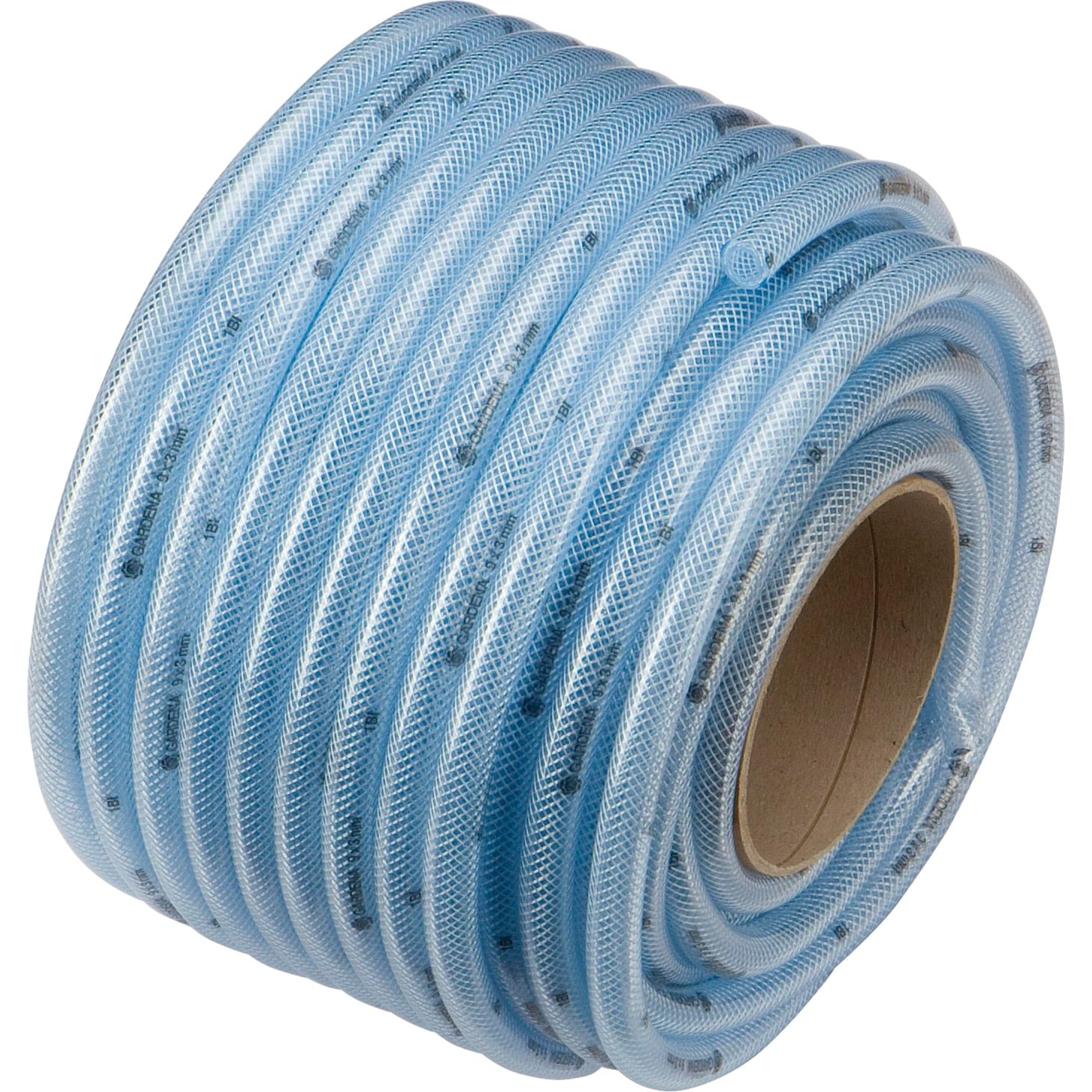 Gardena Tuyau transparent avec renforcement textile 8 x 3 mm