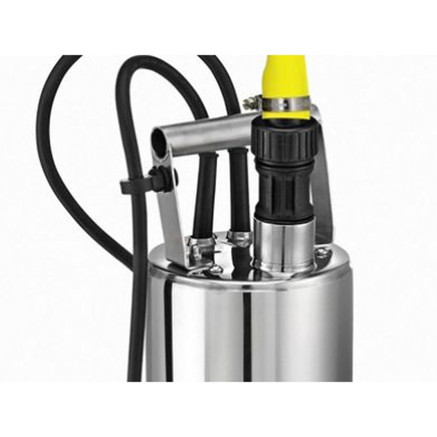 Kärcher Pompe d'évacuation BP 2 Cistern Acier inoxydable, 800 W, 3,2 bar, 5700 l/h, Noir, Métallique, Jaune