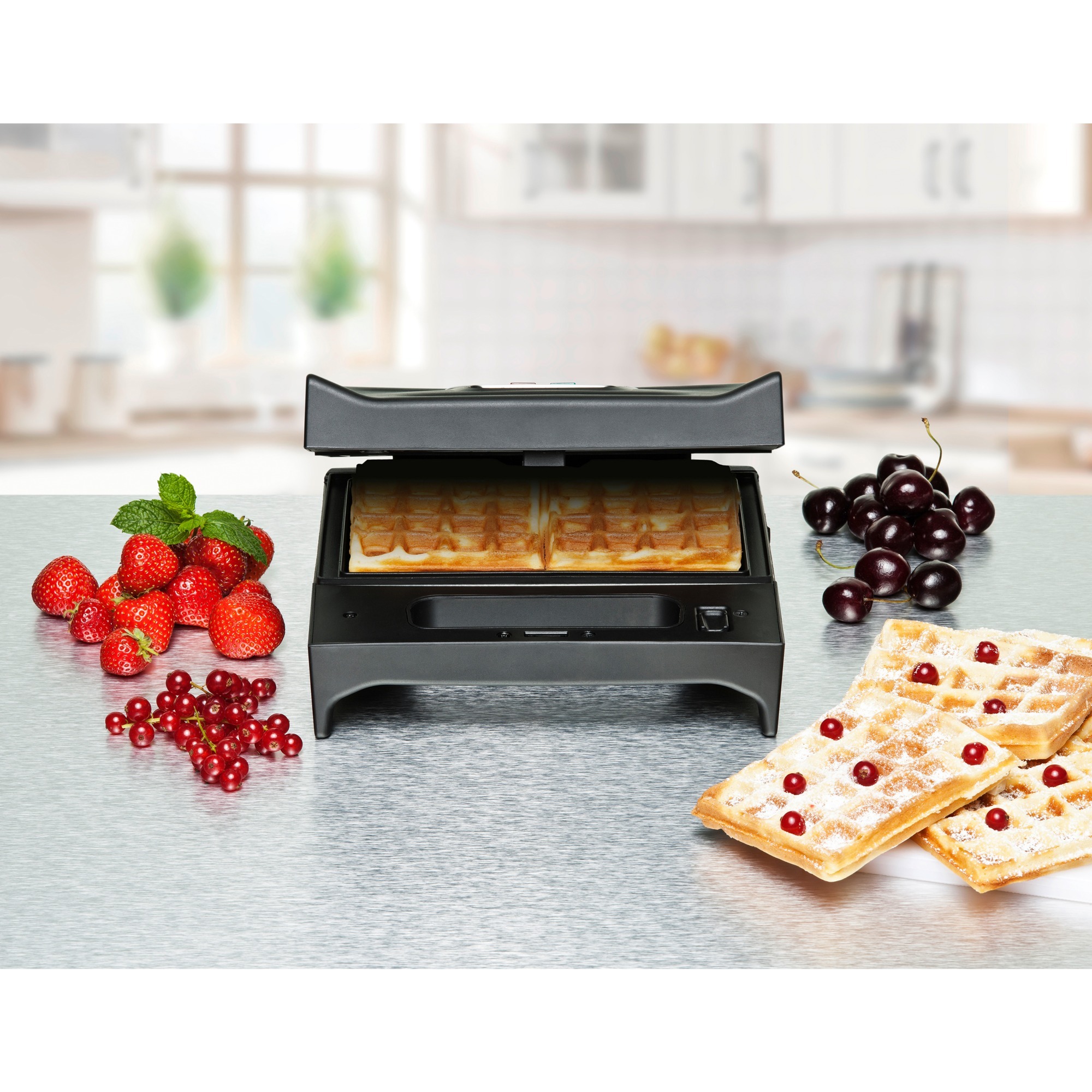 Rommelsbacher SWG 700, Grill à contact Noir/en acier inoxydable