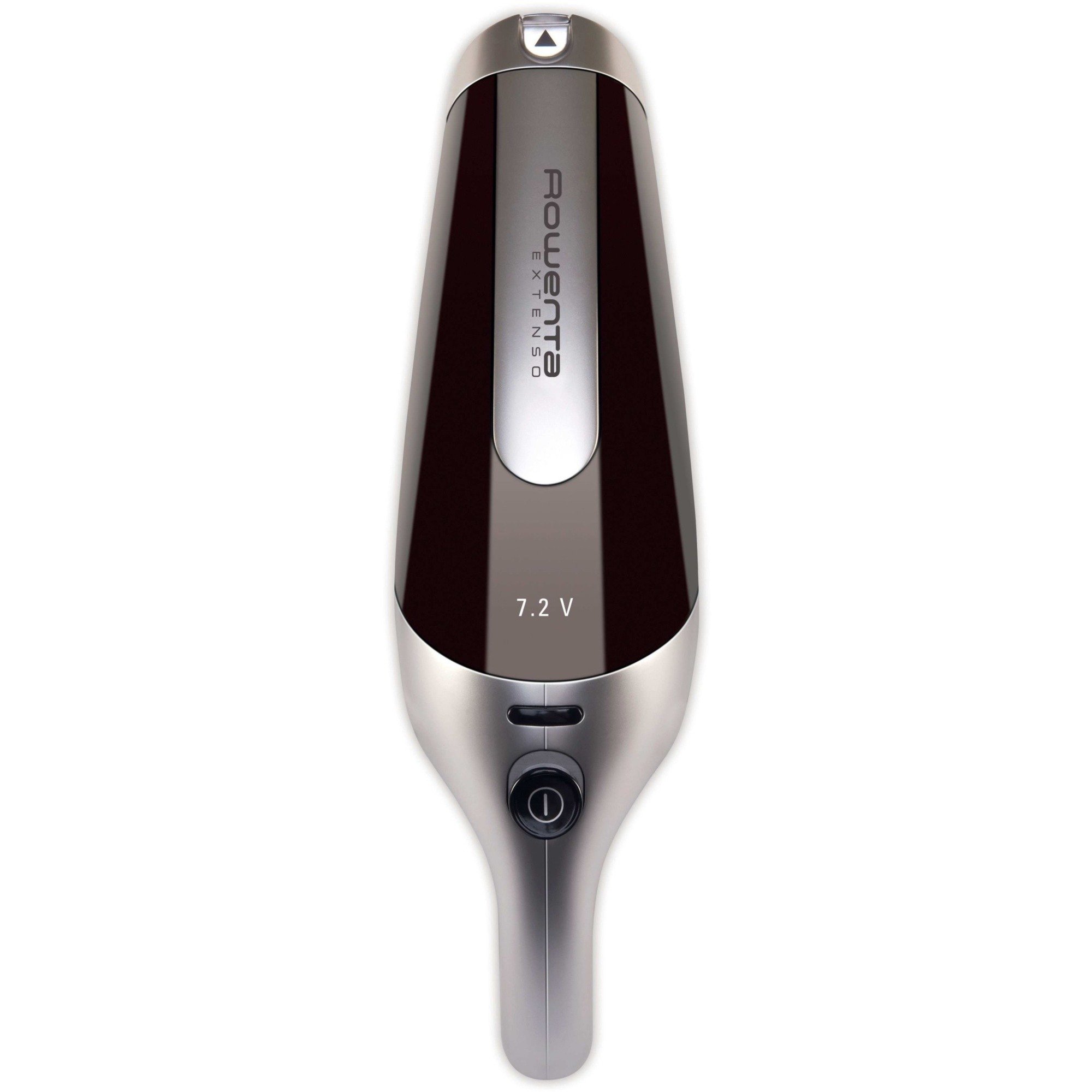 Rowenta Aspirateur à Main Sans Fil, Rechargeable, Aspiration Cyclonique, Autonomie 16 Min, Extenso Dry AC476901, Perle / Noir-image