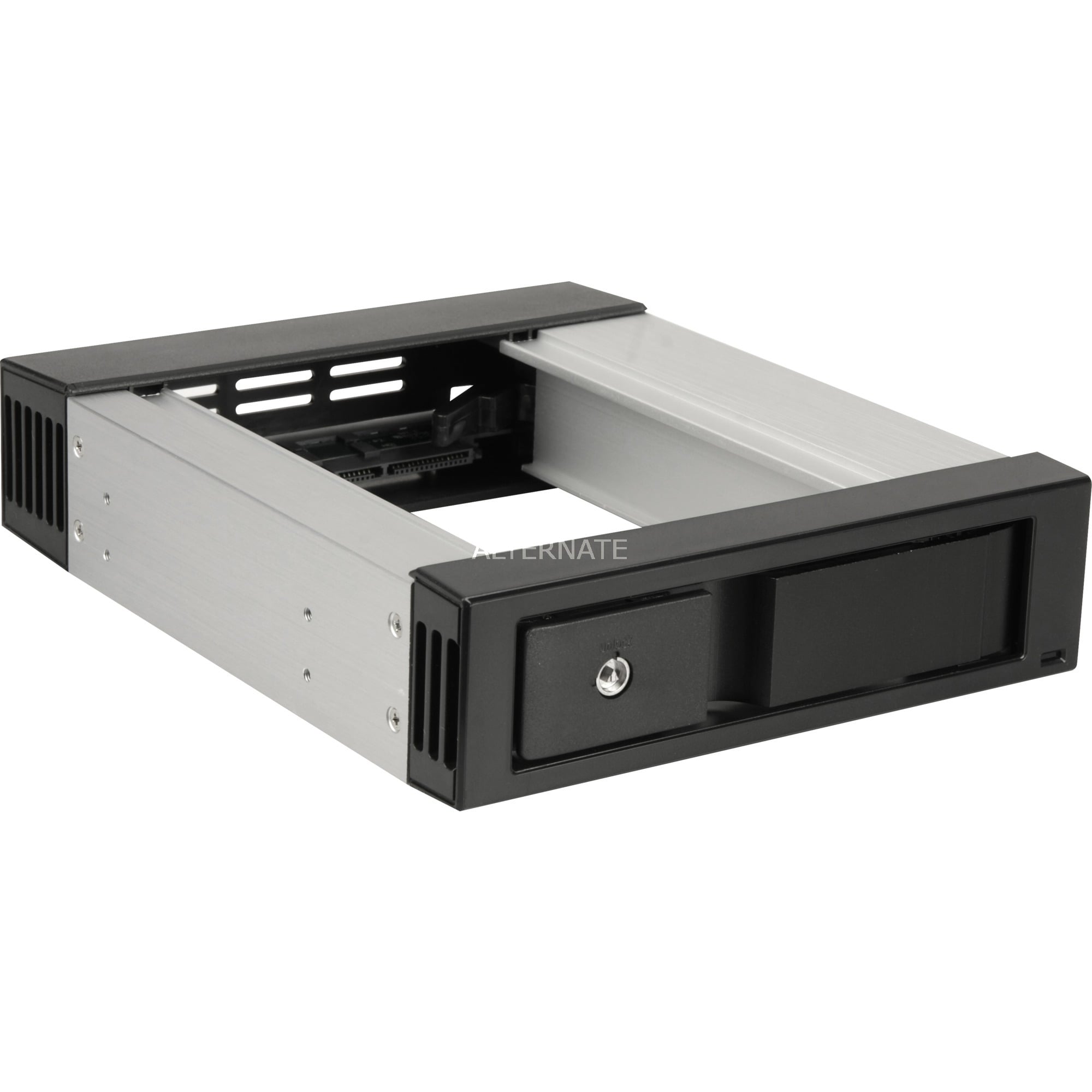 Icy Box IB-158SK-B 13,3 cm (5.25"") Panneau de support Noir, Cadrage