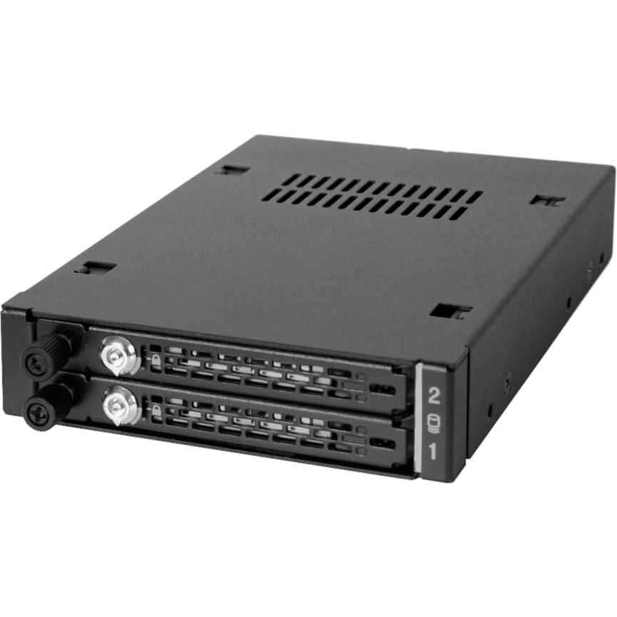 Icy Dock MB492SKL-B Obturateur de baie de lecteur Noir, Cadrage