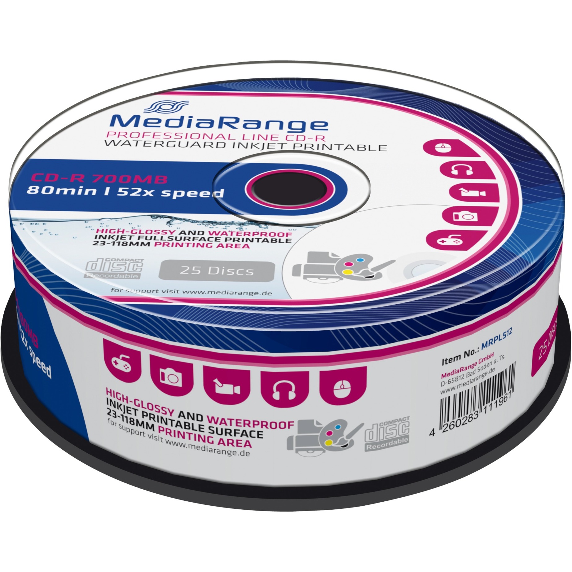 CD-R 700 MB, CD-Rohlinge
