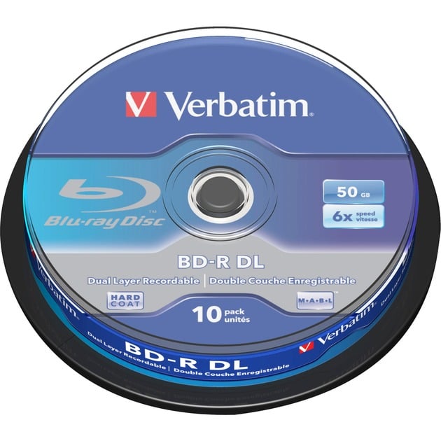Verbatim - 43746 - 6x - 50 Go - Pack Spindle/Bleu