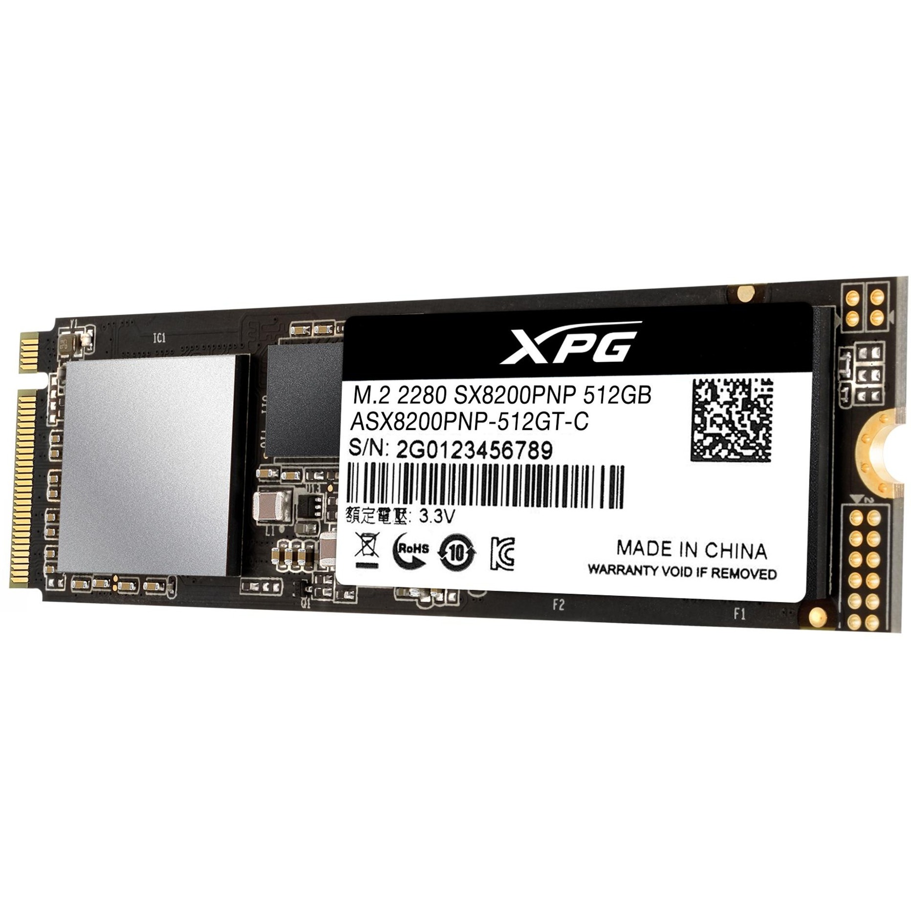 ADATA SSD XPG SX8200 Pro M.2 2280 NVMe 512 GB