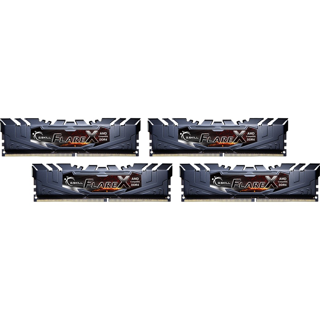 G.SKILL DDR4  Flare X Noir - 32 Go (4 x 8 Go) 3200 MHz - CAS 16