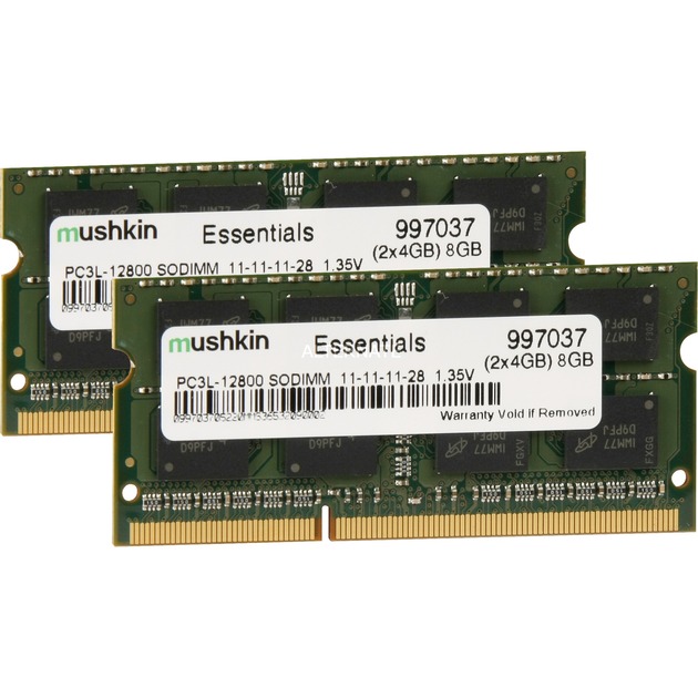 SO-DIMM 8 GB DDR3-1600 (2x 4 GB) Dual-Kit, Arbeitsspeicher