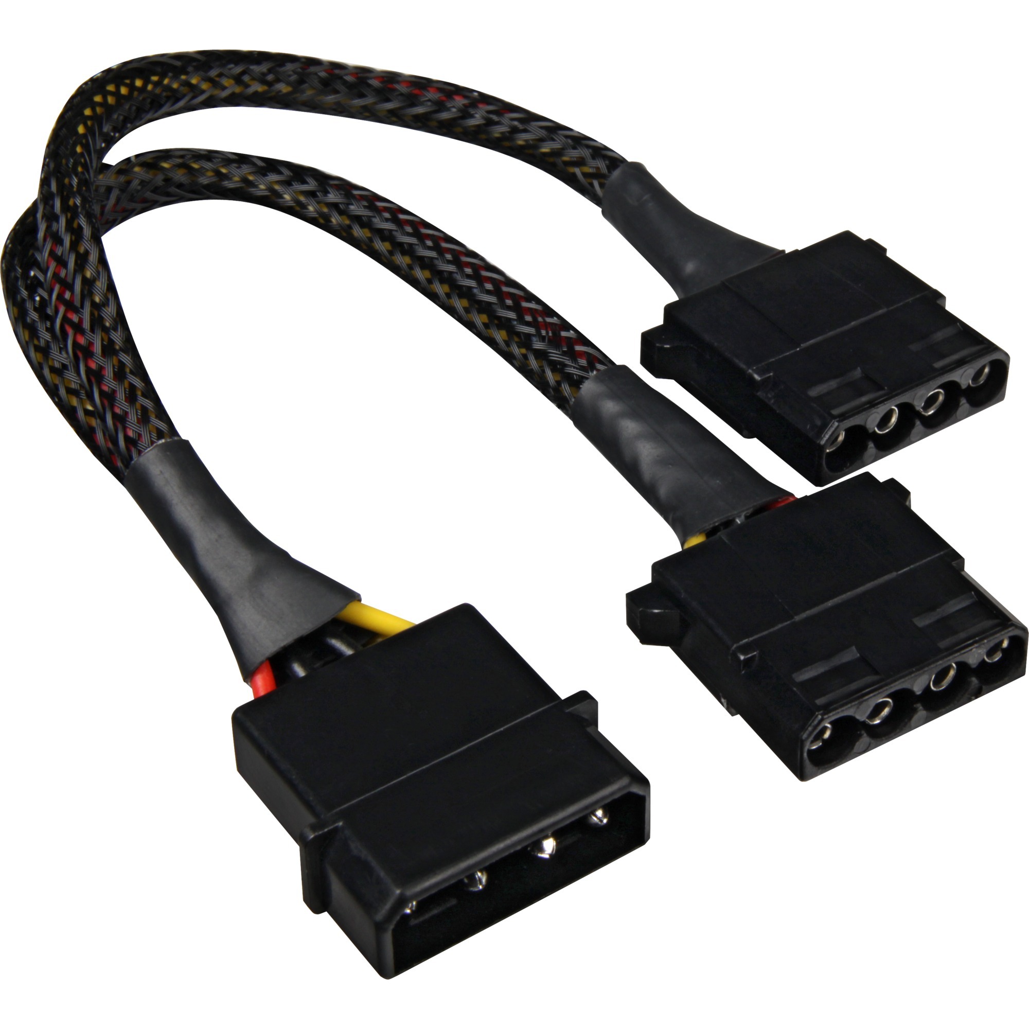Adaptateur d''alimentation Y 4P Molex, 0,15 m, Câble en Y