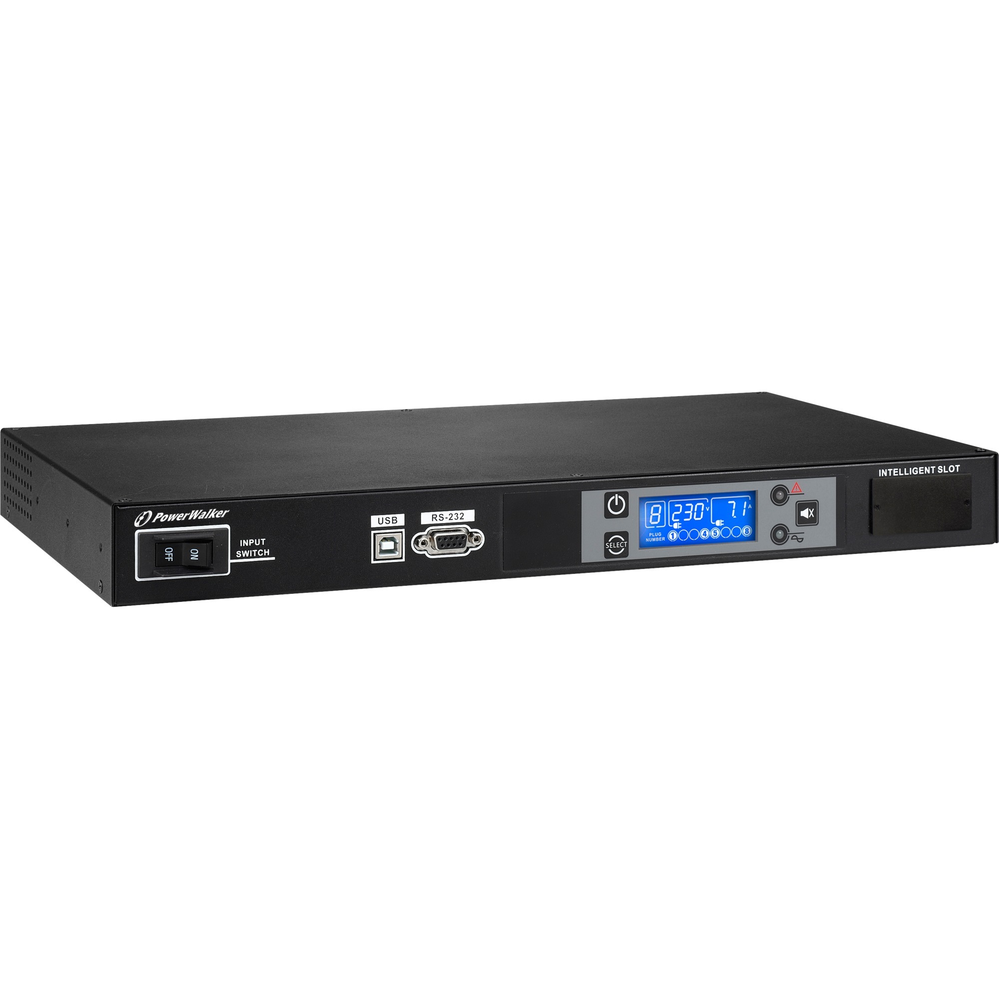 RC-16A unité de distribution d''énergie 8 sortie(s) CA 1U Noir, Bloc d''alimentation