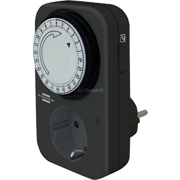 BRENNENSTUHL  24 h Timer MZ 20 Noir, Minuteur