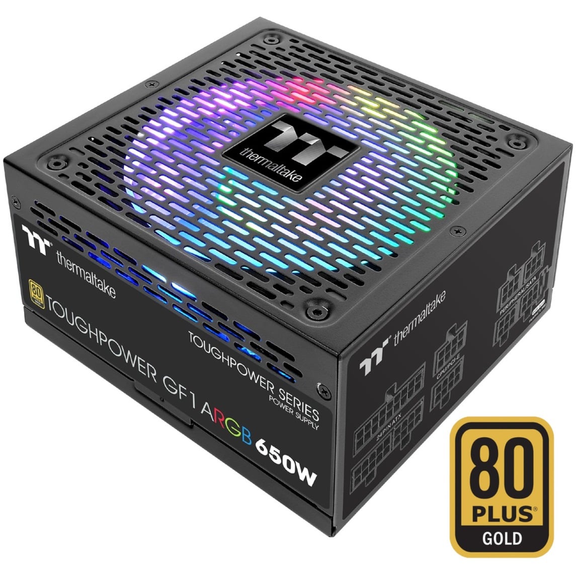 PS-TPD-0650F3FAGE-1 unité d''alimentation d''énergie 20-pin ATX ATX Noir alimentation modulaire 650 watt
