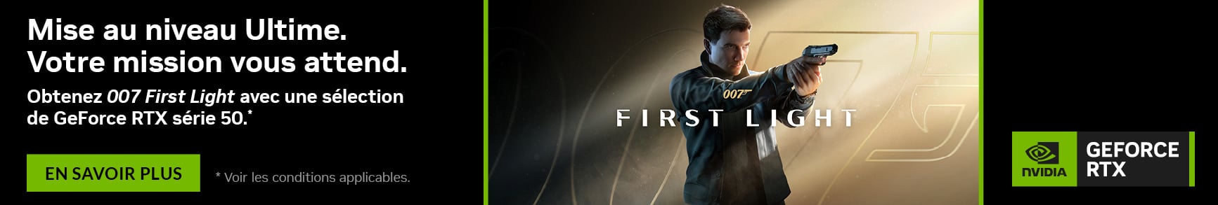NVIDIA Gaming Bundle "007 First Light" (FR)