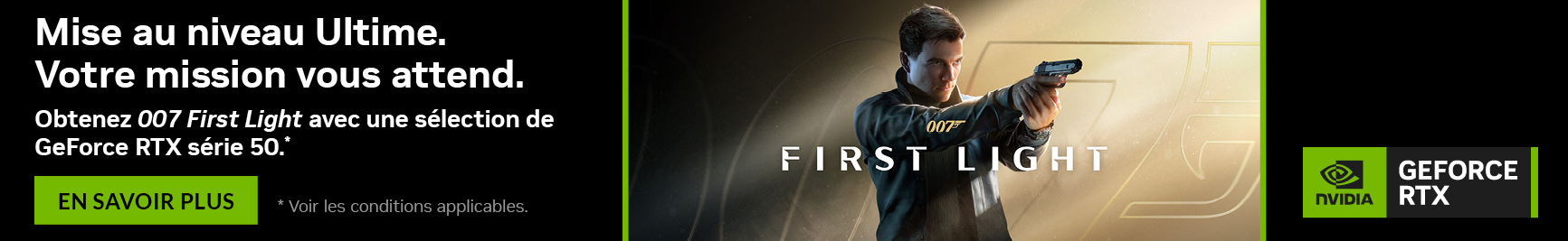 NVIDIA Gaming Bundle "007 First Light" (FR)